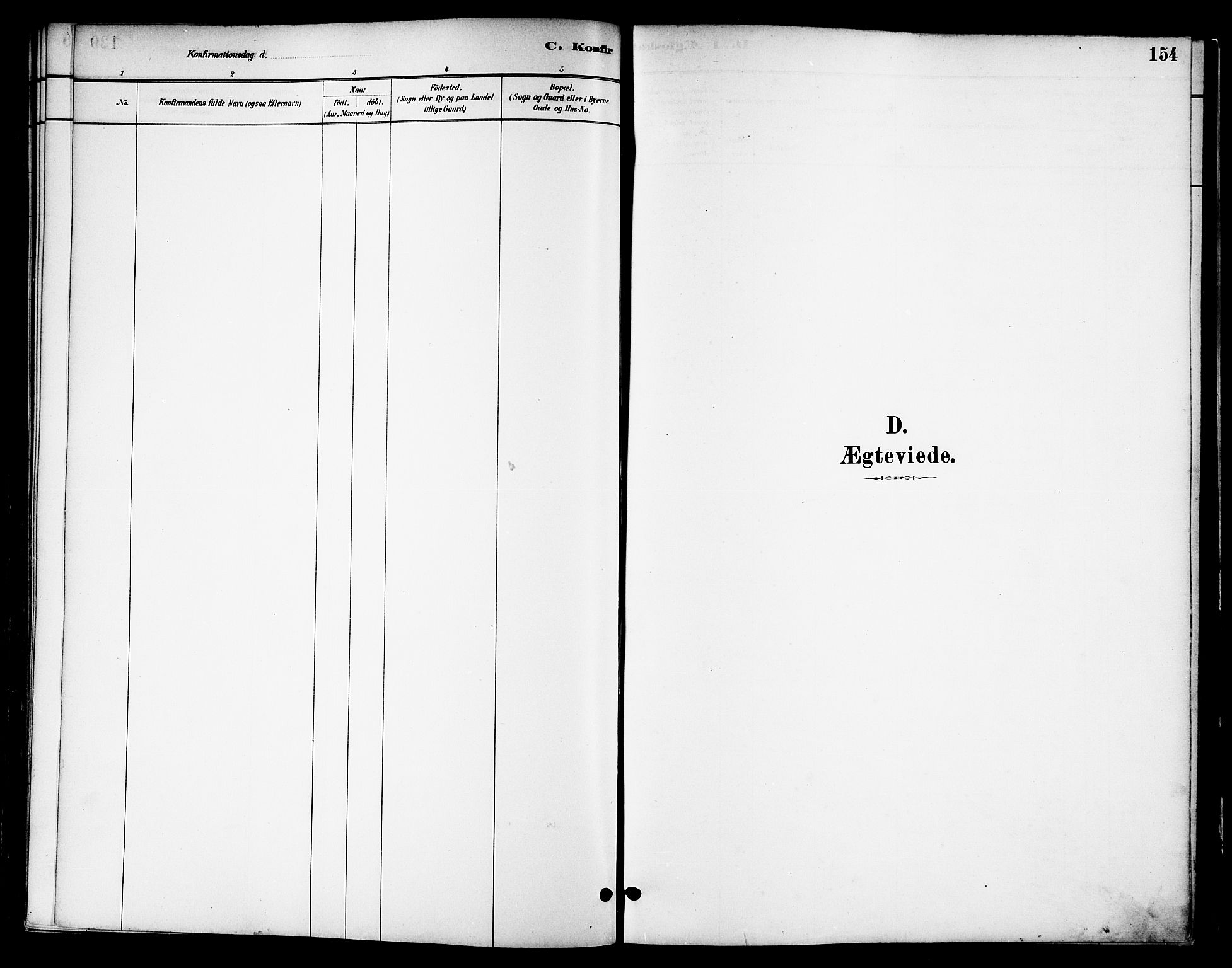 Ministerialprotokoller, klokkerbøker og fødselsregistre - Nord-Trøndelag, AV/SAT-A-1458/739/L0371: Parish register (official) no. 739A03, 1881-1895, p. 154