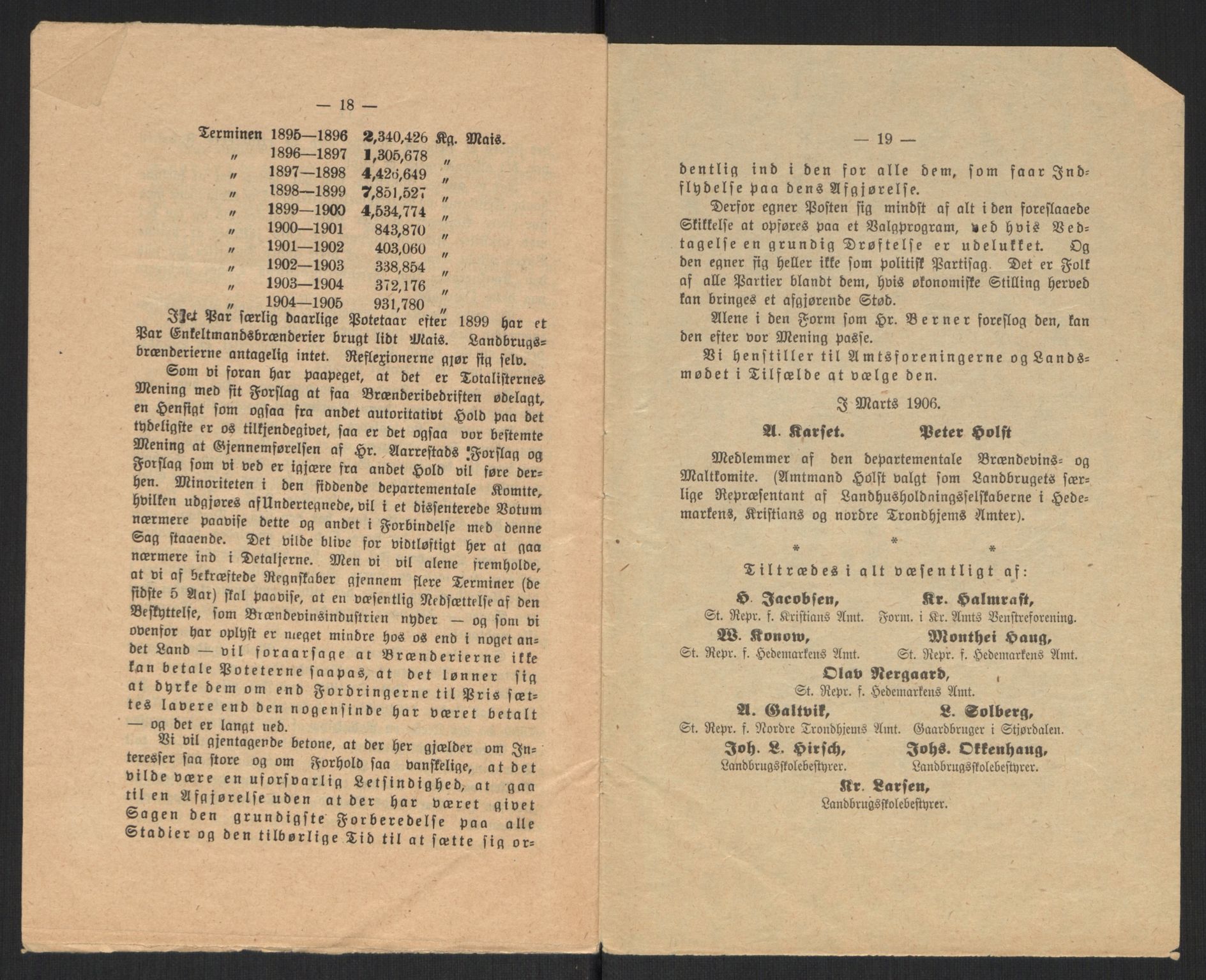 Venstres Hovedorganisasjon, RA/PA-0876/X/L0001: De eldste skrifter, 1860-1936, p. 824