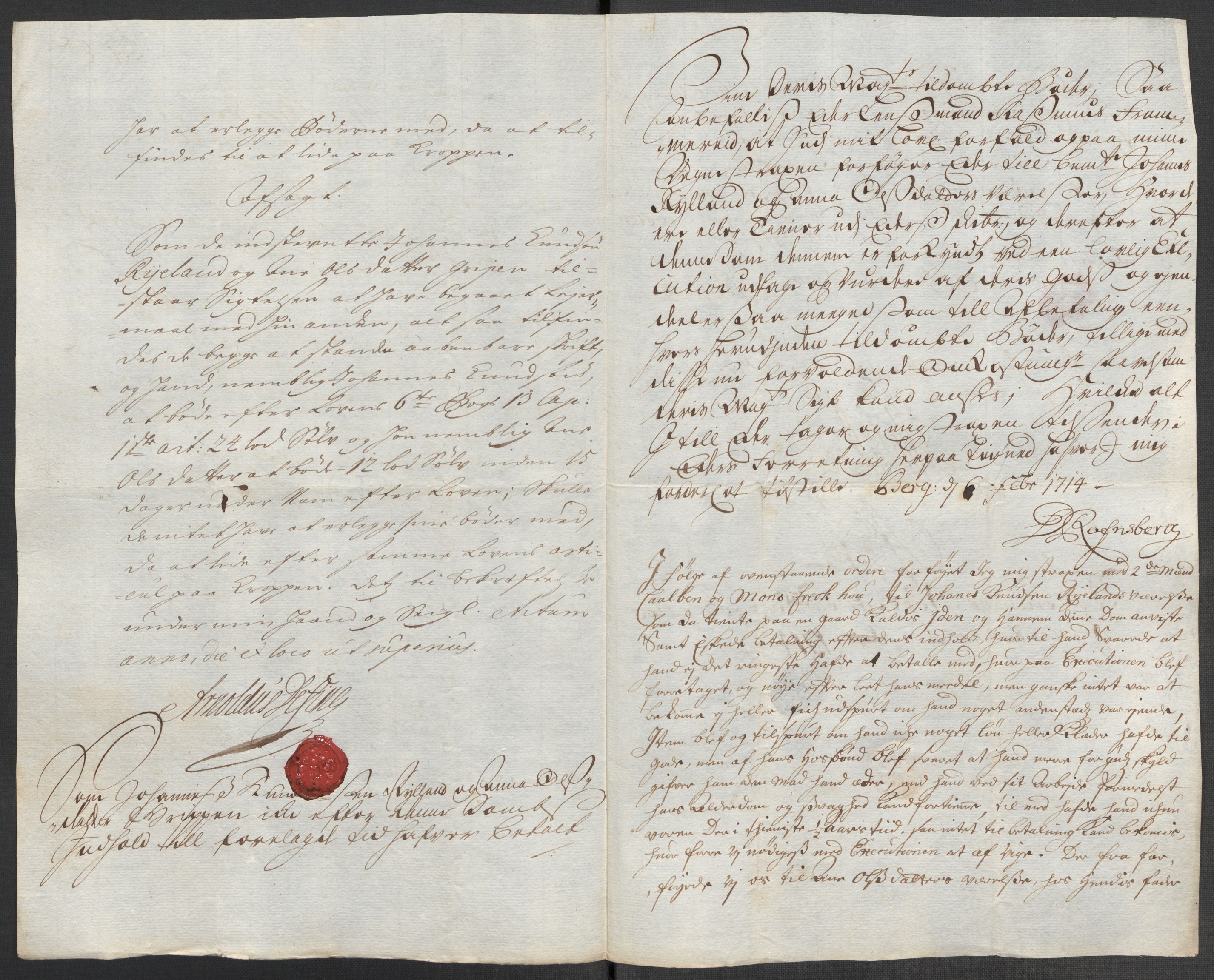 Rentekammeret inntil 1814, Reviderte regnskaper, Fogderegnskap, AV/RA-EA-4092/R51/L3197: Fogderegnskap Nordhordland og Voss, 1714, p. 253