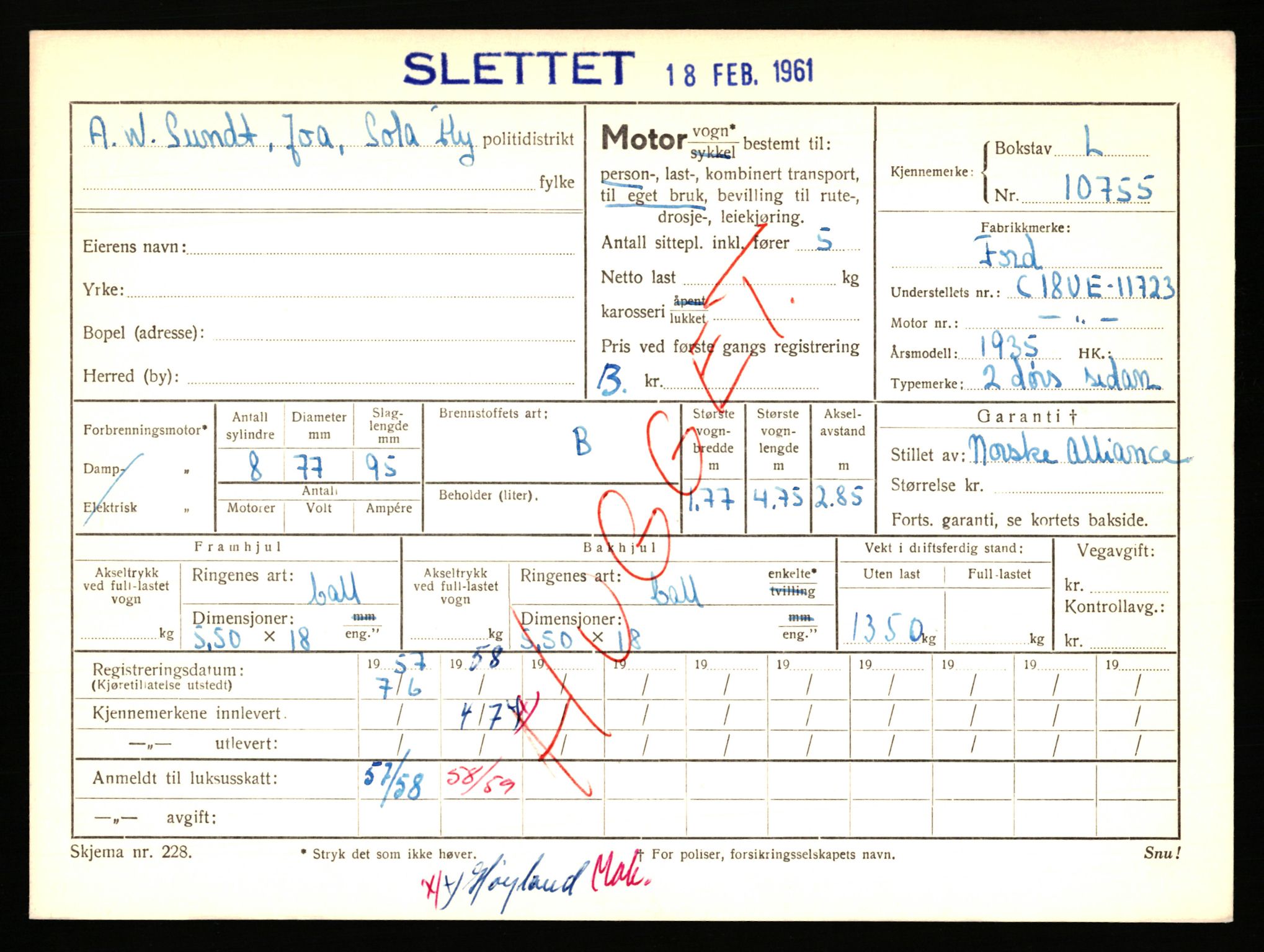 Stavanger trafikkstasjon, AV/SAST-A-101942/0/F/L0019: L-10500 - L-10999, 1930-1971, p. 1001