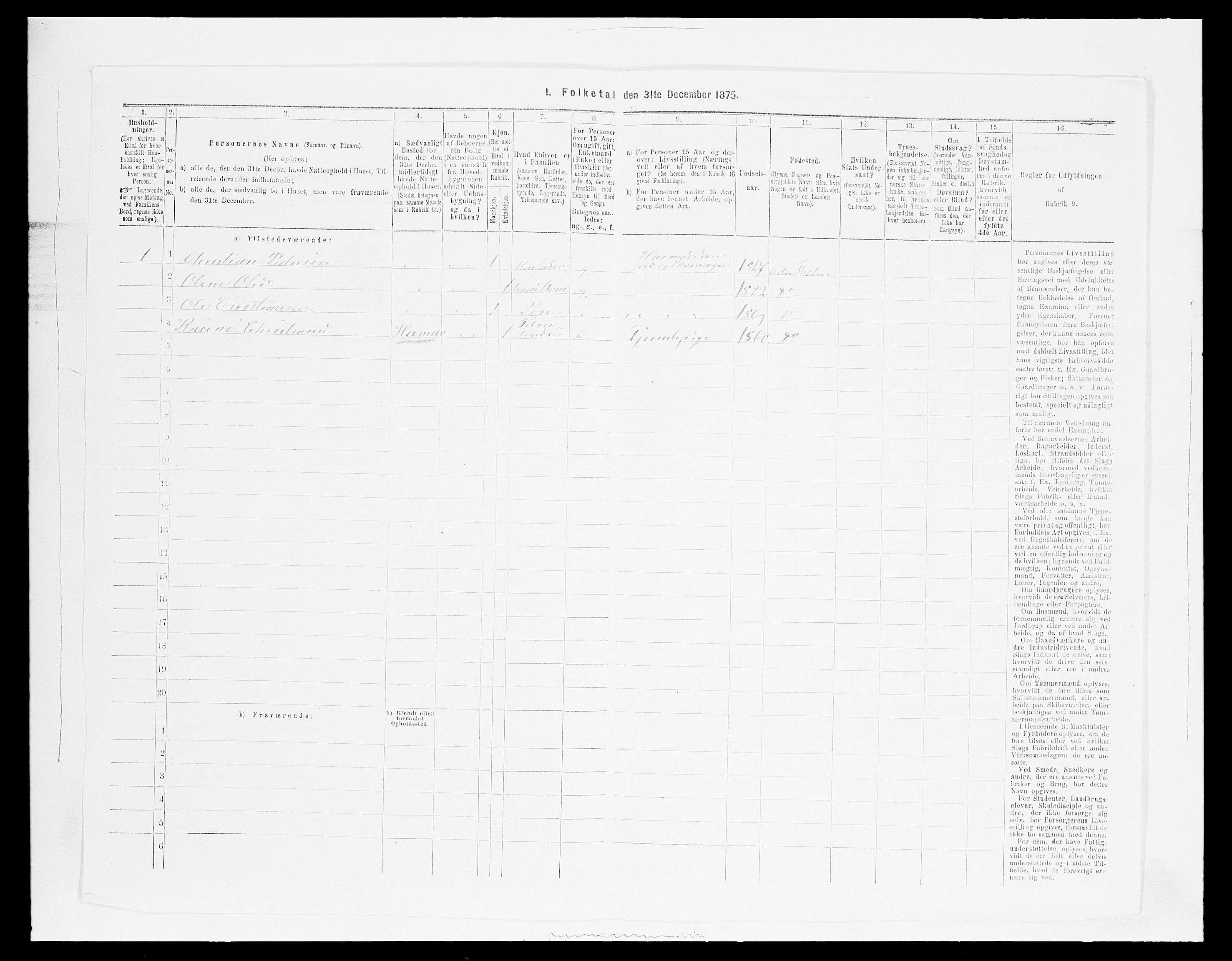 SAH, 1875 census for 0528P Østre Toten, 1875, p. 2478