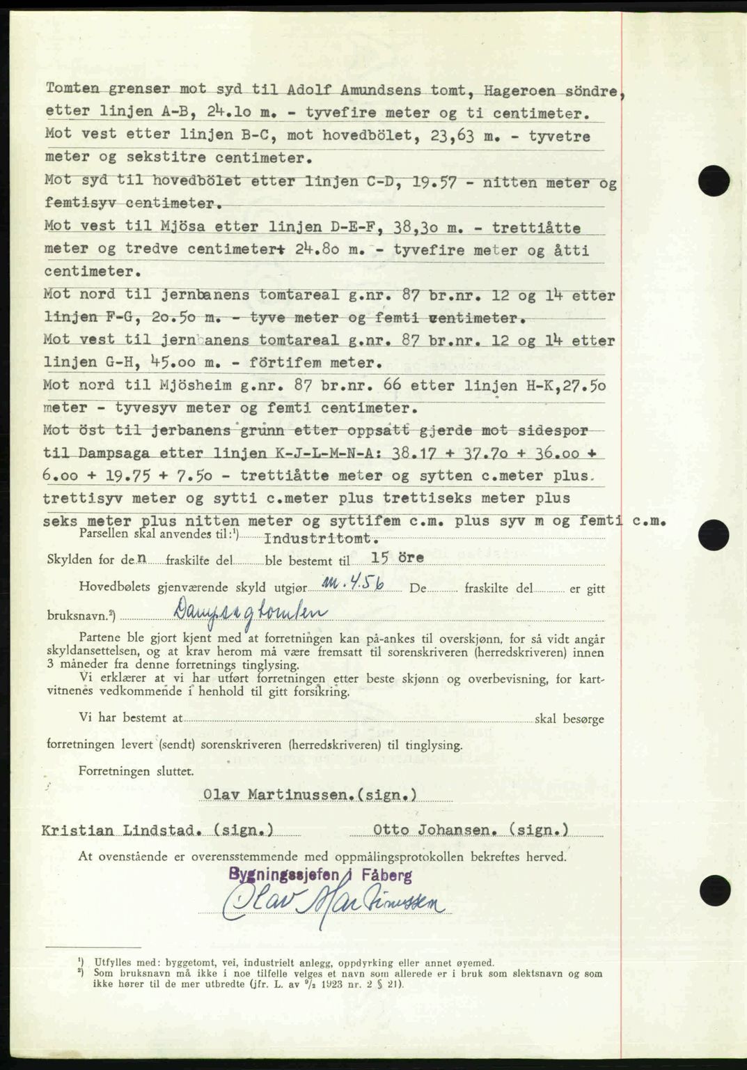 Sør-Gudbrandsdal tingrett, SAH/TING-004/H/Hb/Hbd/L0022: Mortgage book no. A22, 1948-1948, Diary no: : 1966/1948
