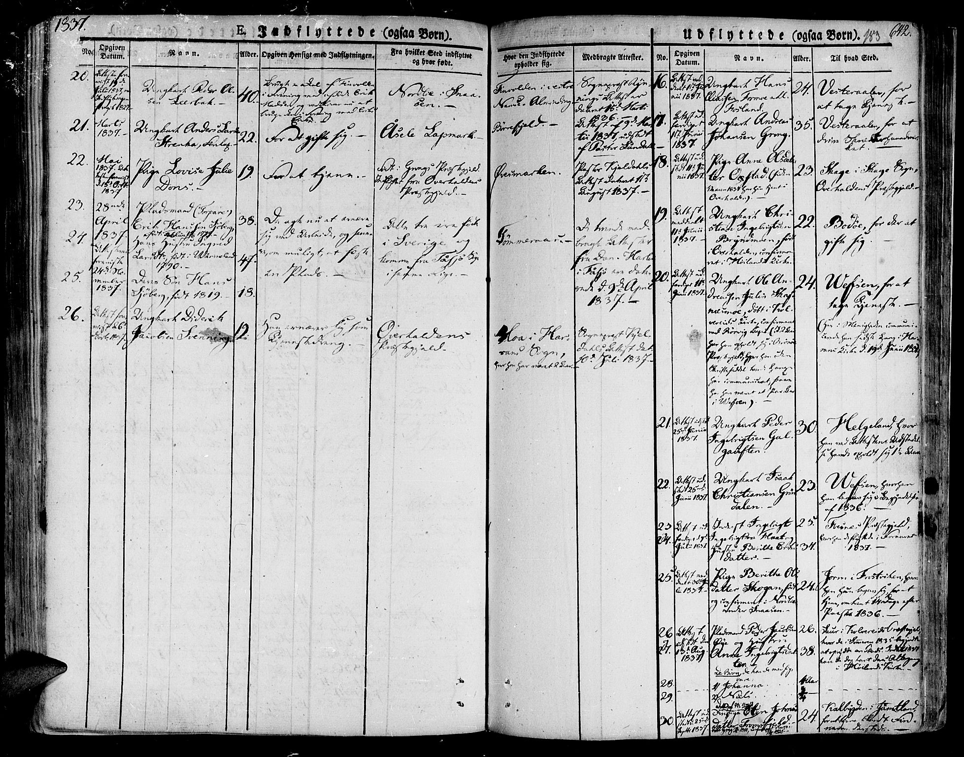 Ministerialprotokoller, klokkerbøker og fødselsregistre - Nord-Trøndelag, SAT/A-1458/758/L0510: Parish register (official) no. 758A01 /1, 1821-1841, p. 183