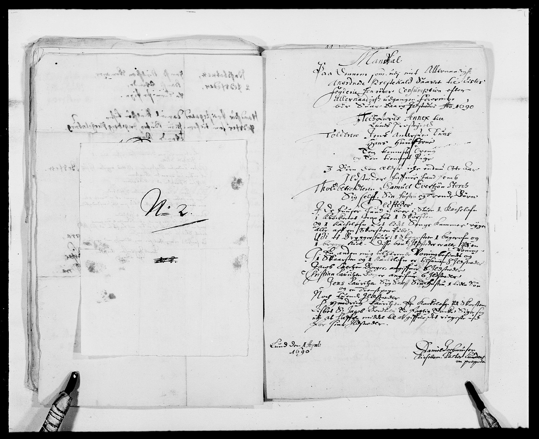 Rentekammeret inntil 1814, Reviderte regnskaper, Fogderegnskap, AV/RA-EA-4092/R41/L2536: Fogderegnskap Lista, 1690-1693, p. 56