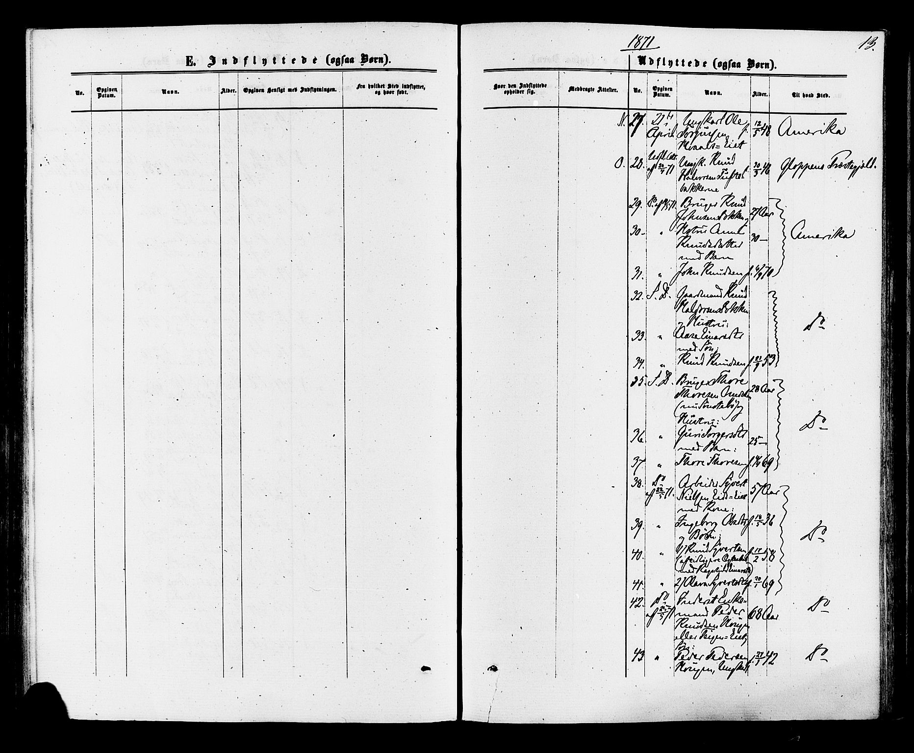 Nore kirkebøker, AV/SAKO-A-238/F/Fa/L0004: Parish register (official) no. I 4, 1867-1877, p. 13