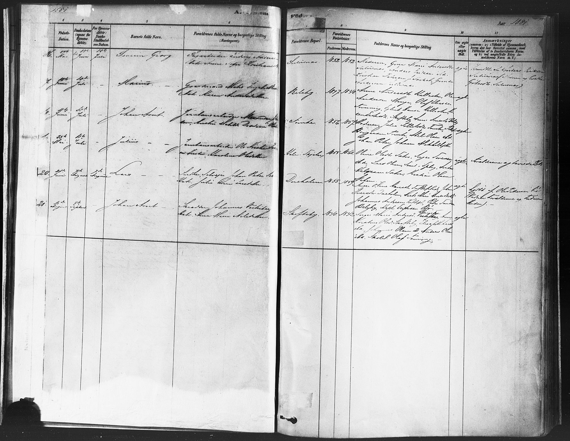 Varteig prestekontor Kirkebøker, AV/SAO-A-10447a/F/Fa/L0002: Parish register (official) no. 2, 1878-1899, p. 18