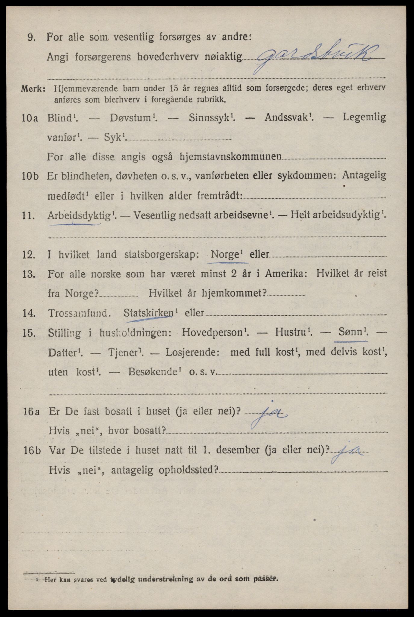 SAST, 1920 census for Mosterøy, 1920, p. 2553