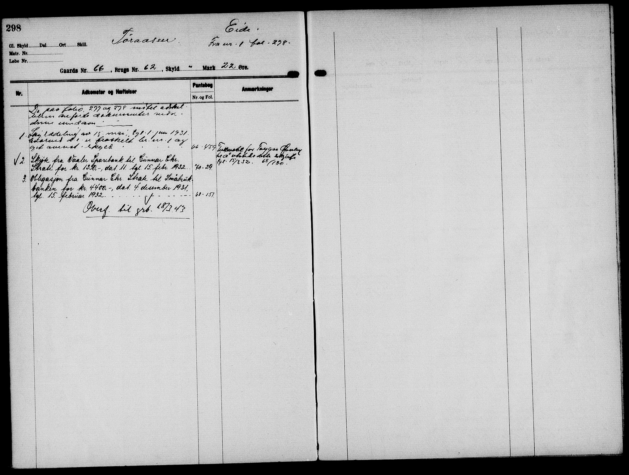 Solør tingrett, AV/SAH-TING-008/H/Ha/Hak/L0005: Mortgage register no. V, 1900-1935, p. 298