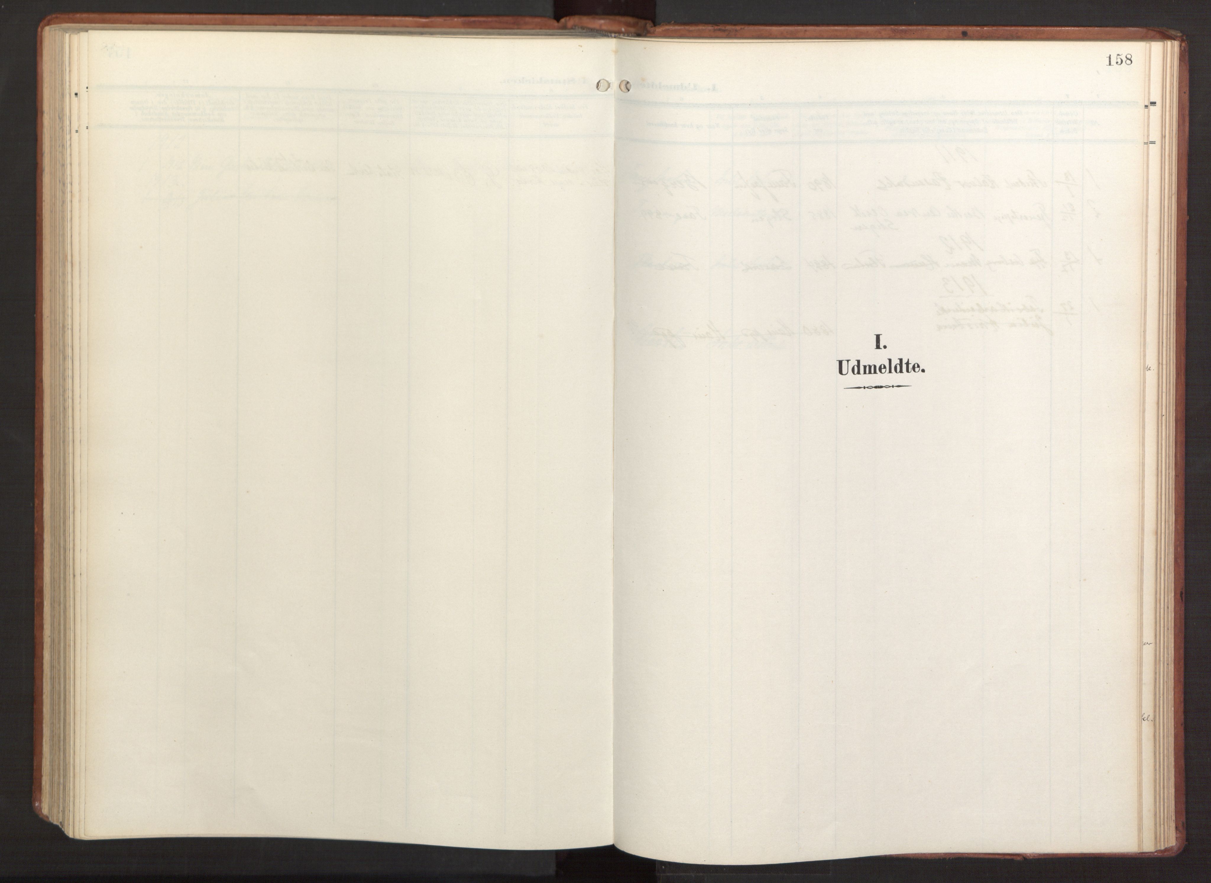 Fana Sokneprestembete, SAB/A-75101/H/Haa/Haab/L0004: Parish register (official) no. B 4, 1908-1915, p. 158
