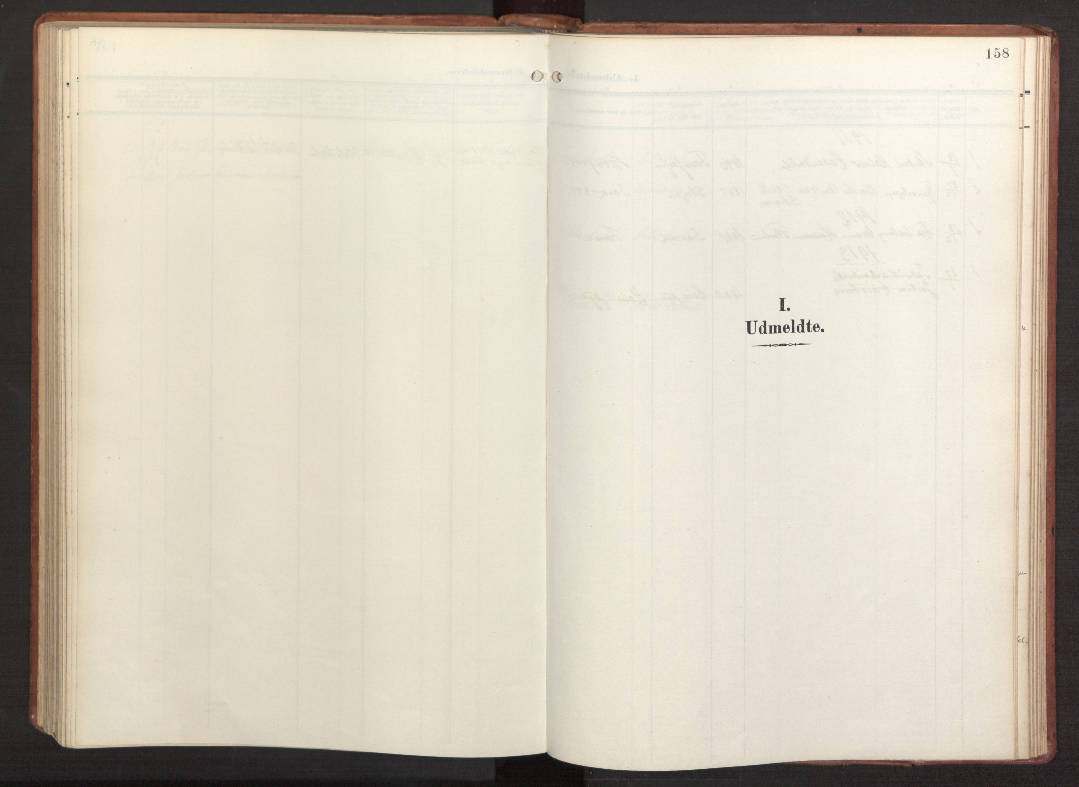 Fana Sokneprestembete, AV/SAB-A-75101/H/Haa/Haab/L0004: Parish register (official) no. B 4, 1908-1915, p. 158