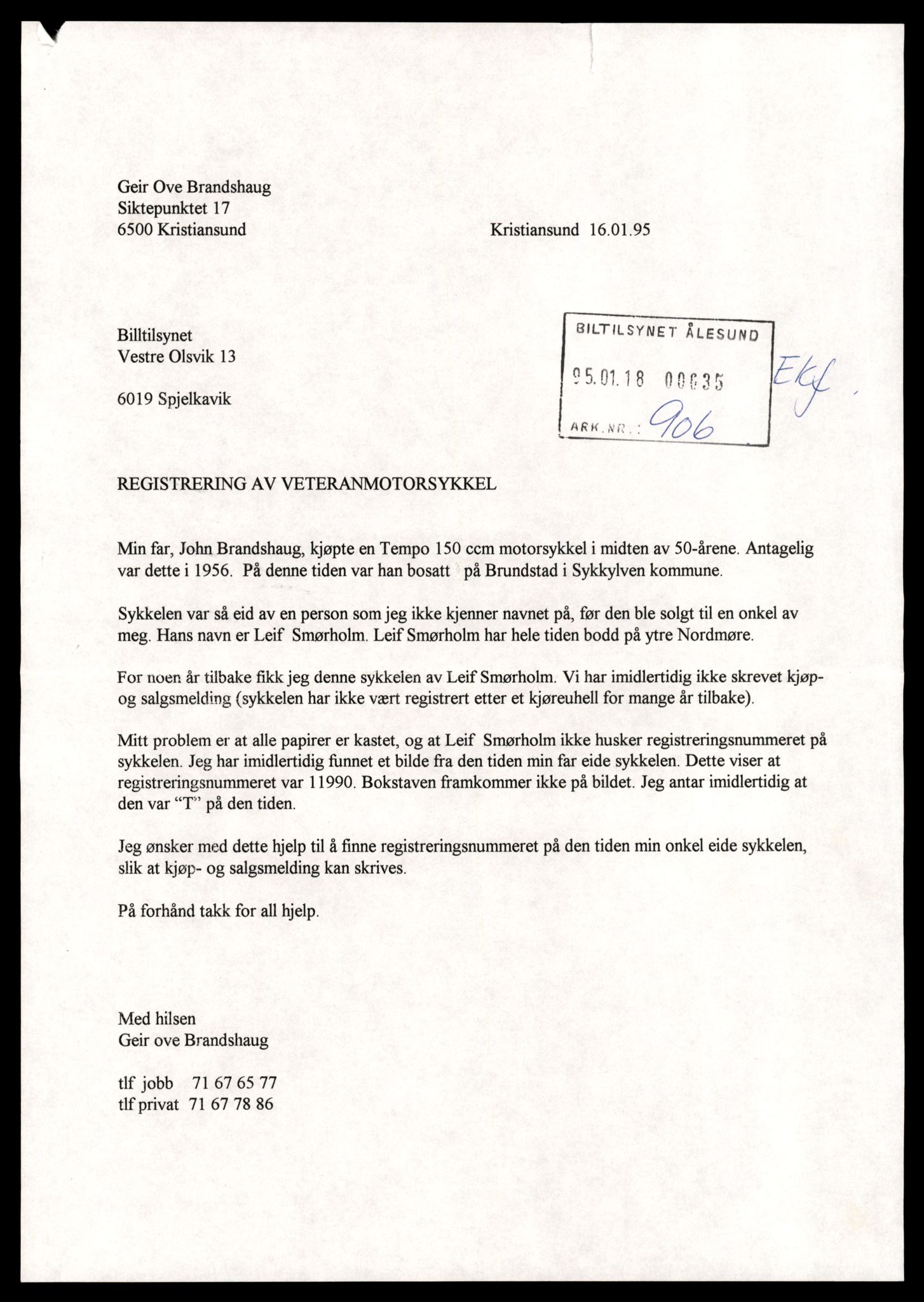 Møre og Romsdal vegkontor - Ålesund trafikkstasjon, AV/SAT-A-4099/F/Fe/L0031: Registreringskort for kjøretøy T 11800 - T 11996, 1927-1998, p. 3260