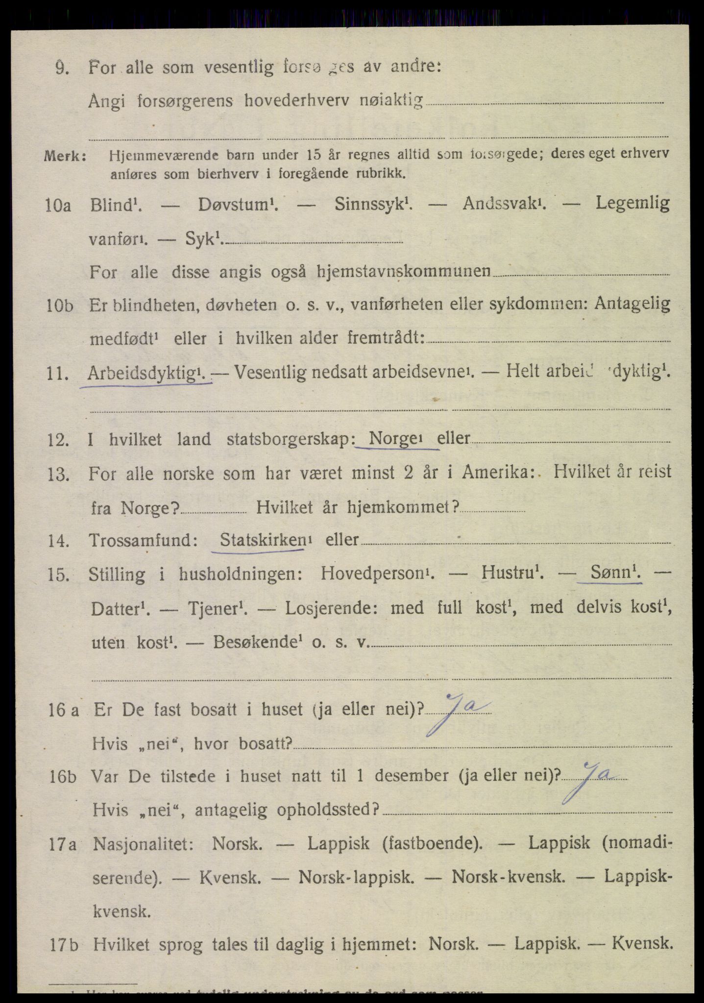 SAT, 1920 census for Herøy, 1920, p. 4127