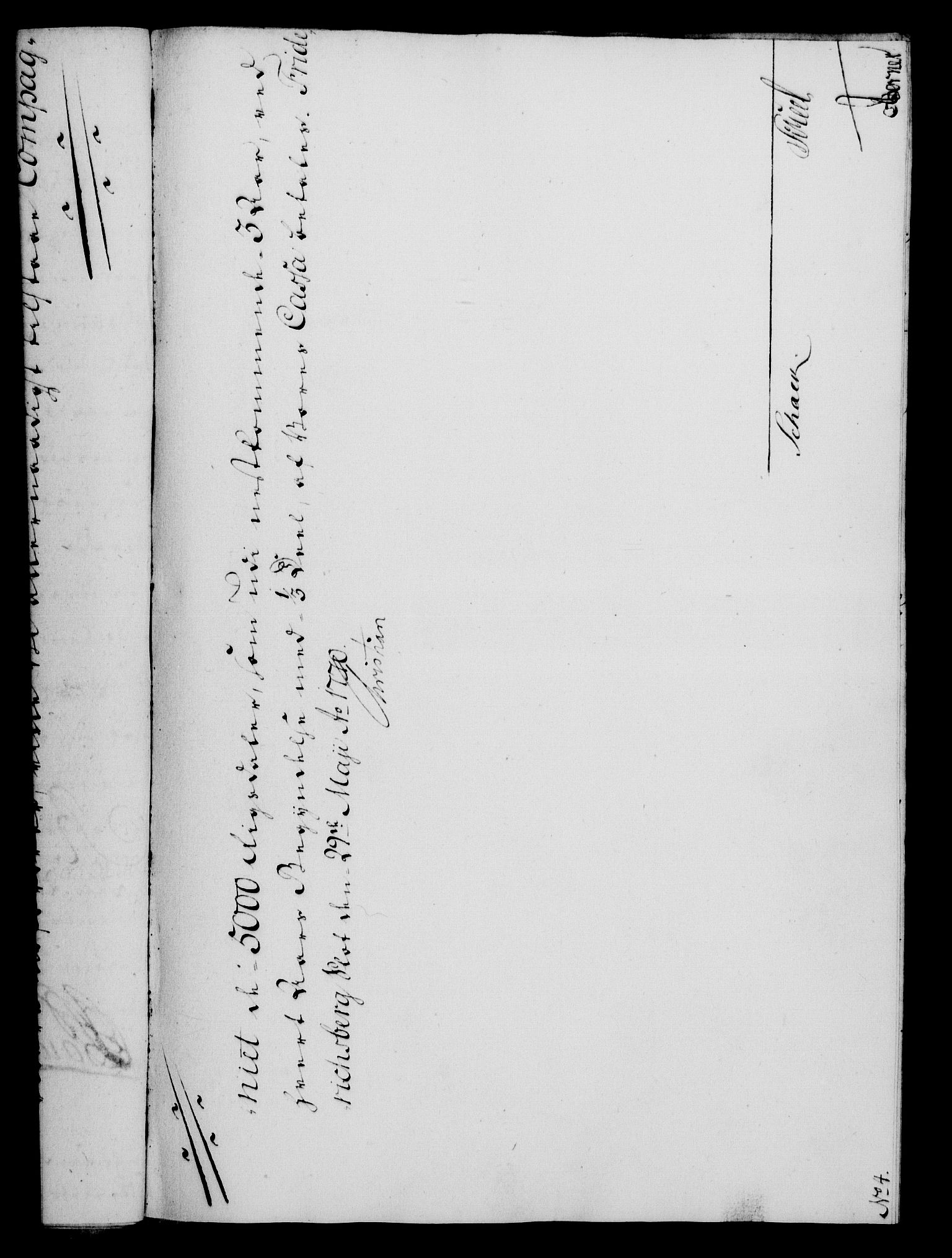 Rentekammeret, Kammerkanselliet, AV/RA-EA-3111/G/Gf/Gfa/L0052: Norsk relasjons- og resolusjonsprotokoll (merket RK 52.52), 1770, p. 195