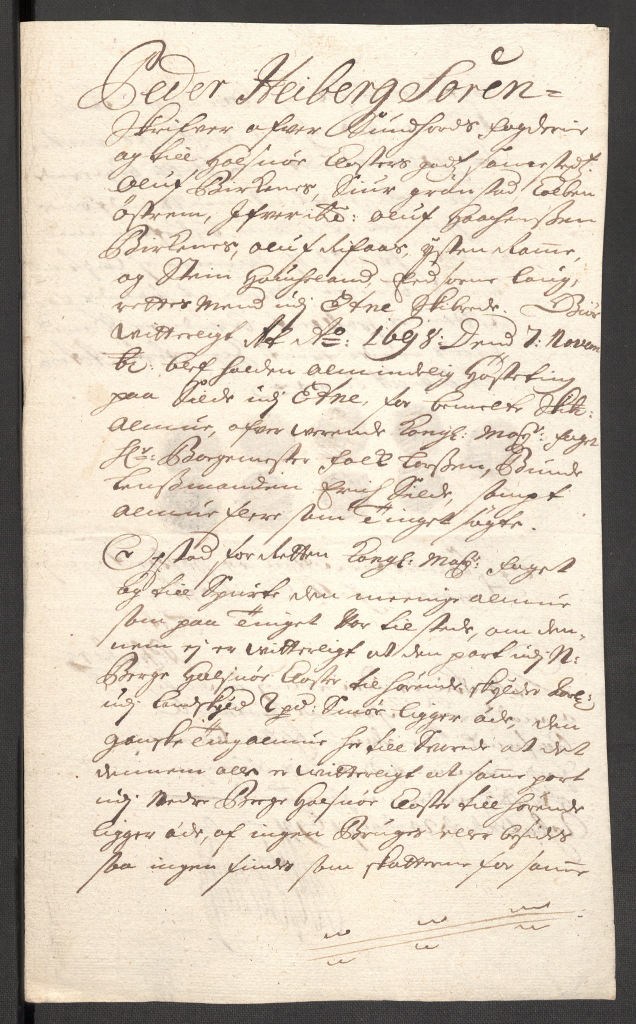 Rentekammeret inntil 1814, Reviderte regnskaper, Fogderegnskap, AV/RA-EA-4092/R48/L2977: Fogderegnskap Sunnhordland og Hardanger, 1697-1698, p. 358