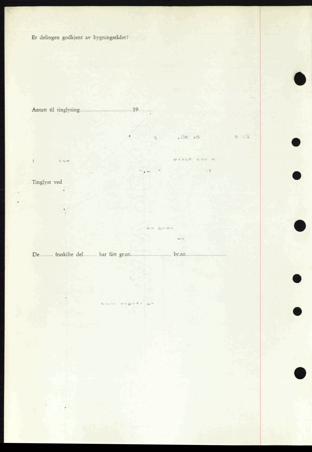 Nordre Sunnmøre sorenskriveri, AV/SAT-A-0006/1/2/2C/2Ca: Mortgage book no. A16, 1943-1943, Diary no: : 849/1943