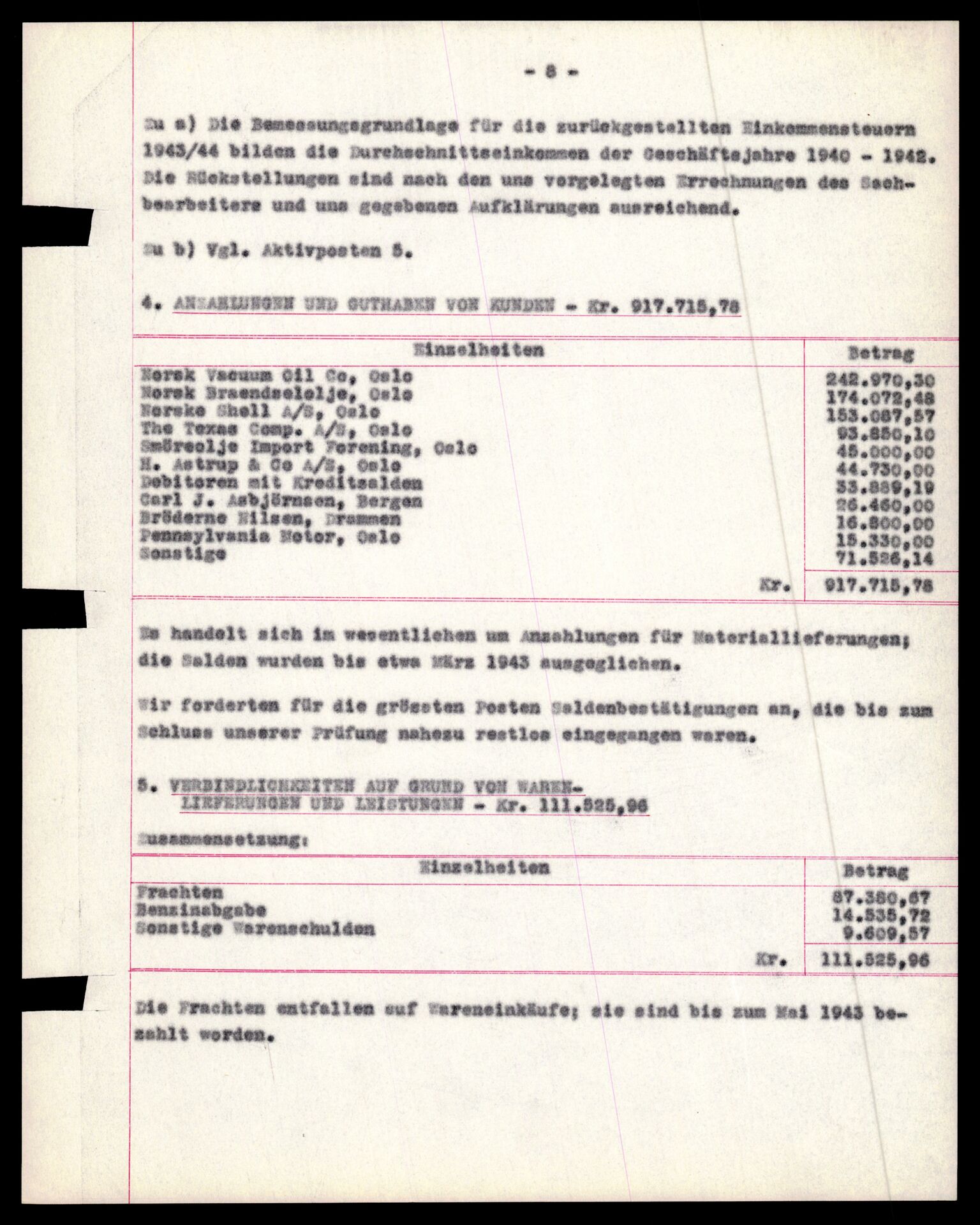 Forsvarets Overkommando. 2 kontor. Arkiv 11.4. Spredte tyske arkivsaker, AV/RA-RAFA-7031/D/Dar/Darc/L0030: Tyske oppgaver over norske industribedrifter, 1940-1943, p. 677