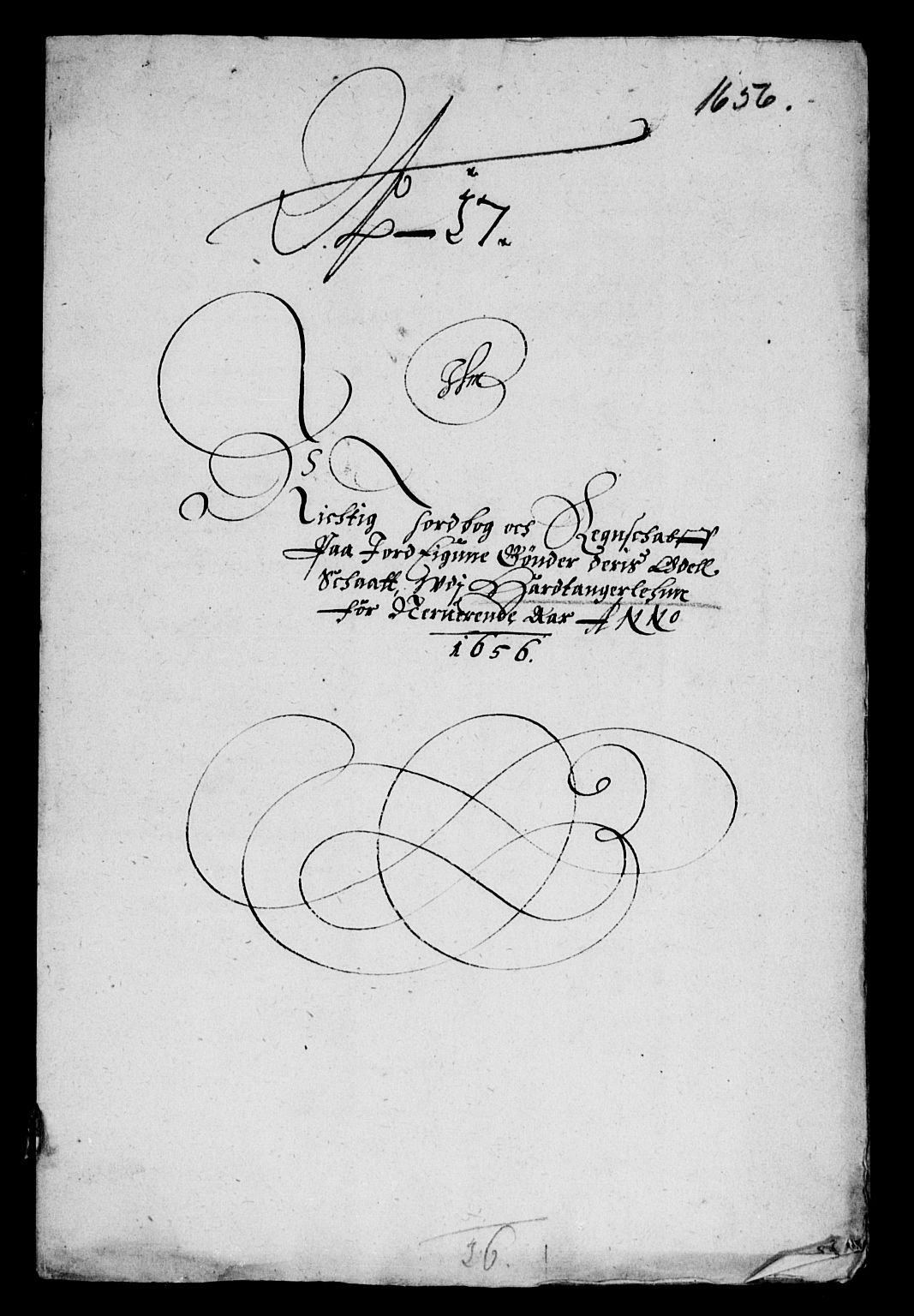 Rentekammeret inntil 1814, Reviderte regnskaper, Lensregnskaper, AV/RA-EA-5023/R/Rb/Rbt/L0135: Bergenhus len, 1656-1657