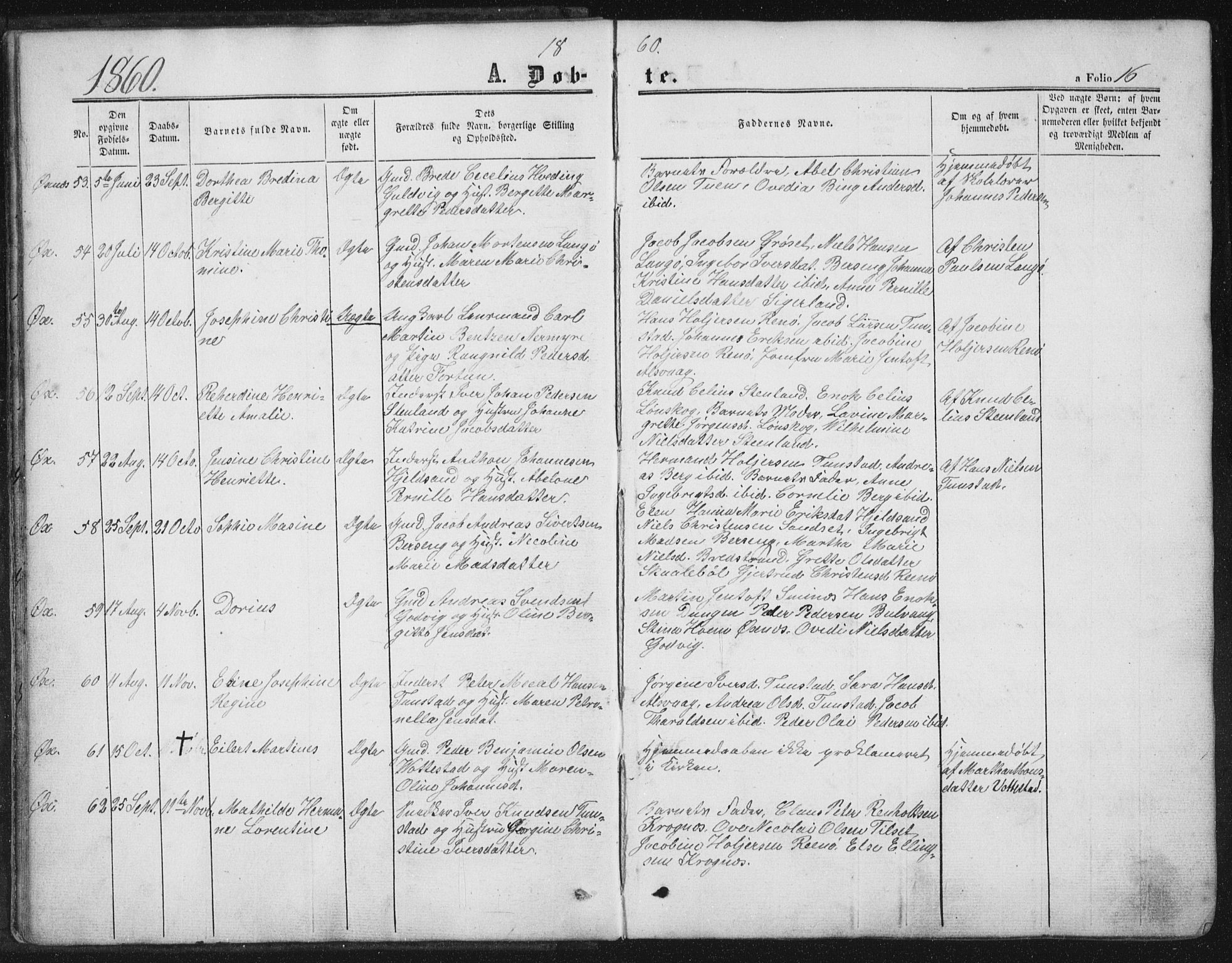 Ministerialprotokoller, klokkerbøker og fødselsregistre - Nordland, AV/SAT-A-1459/893/L1333: Parish register (official) no. 893A06, 1858-1866, p. 16