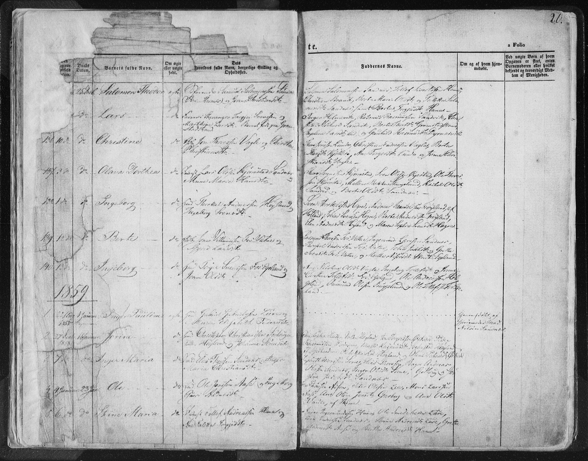 Høyland sokneprestkontor, SAST/A-101799/001/30BA/L0010: Parish register (official) no. A 9.1, 1857-1877, p. 20