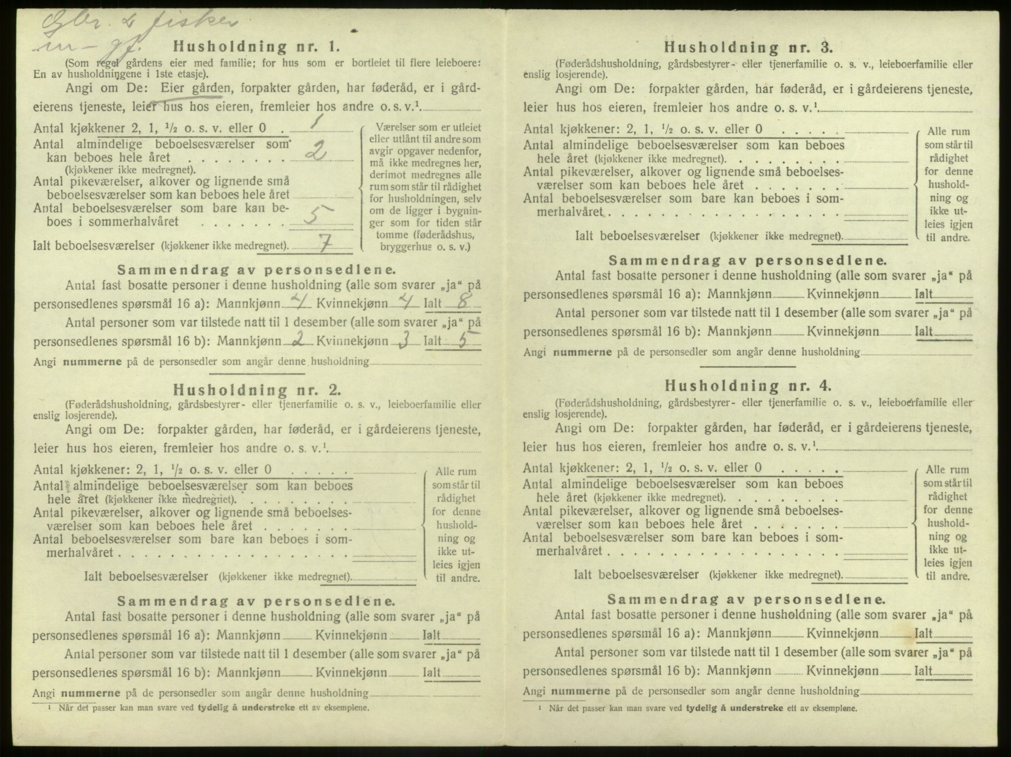 SAB, 1920 census for Kinn, 1920, p. 179