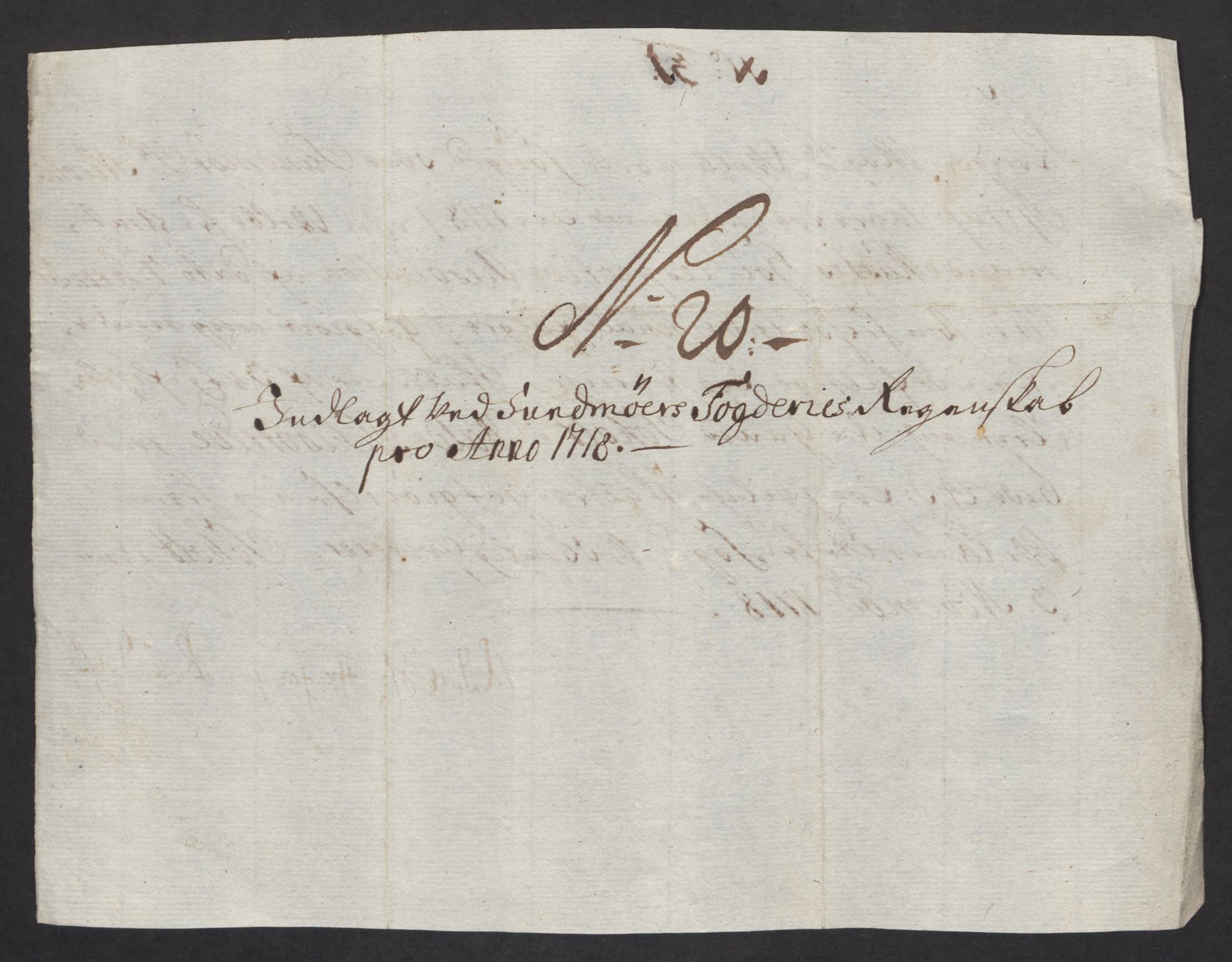 Rentekammeret inntil 1814, Reviderte regnskaper, Fogderegnskap, AV/RA-EA-4092/R54/L3570: Fogderegnskap Sunnmøre, 1718, p. 144