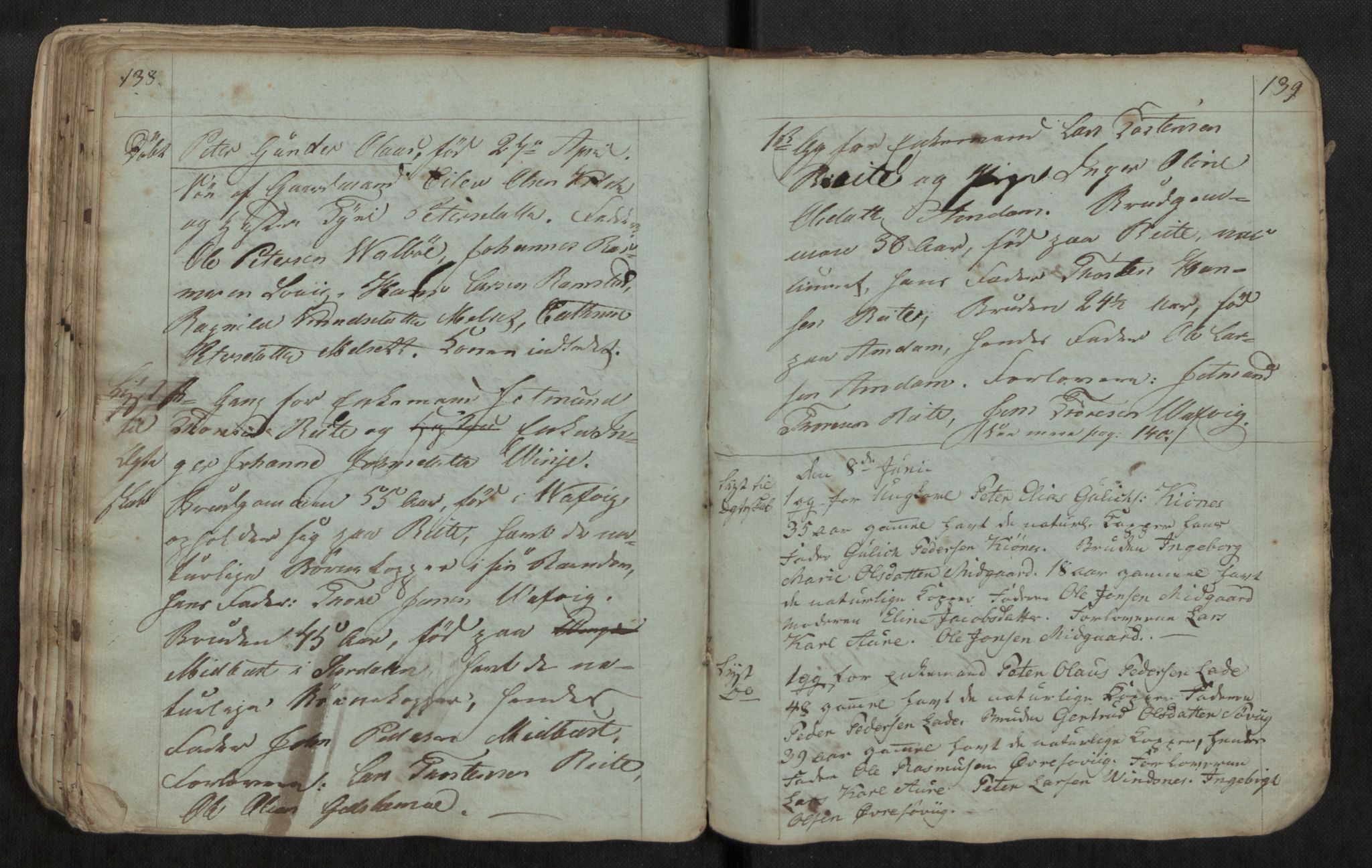 Ministerialprotokoller, klokkerbøker og fødselsregistre - Møre og Romsdal, AV/SAT-A-1454/522/L0331: Parish register (copy) no. 522C10, 1831-1841, p. 238-239