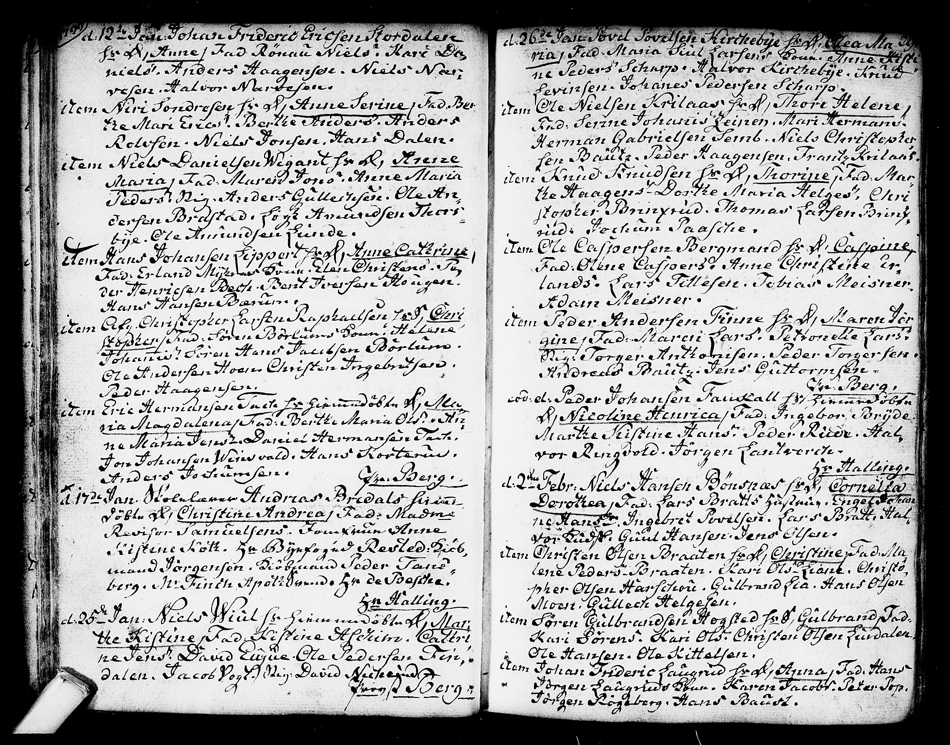 Kongsberg kirkebøker, SAKO/A-22/F/Fa/L0007: Parish register (official) no. I 7, 1795-1816, p. 29