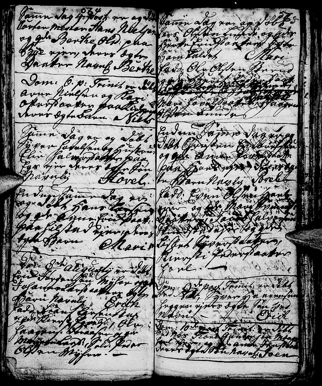 Nes prestekontor, Hedmark, AV/SAH-PREST-020/L/La/L0001: Parish register (copy) no. 1, 1663-1784, p. 564-565