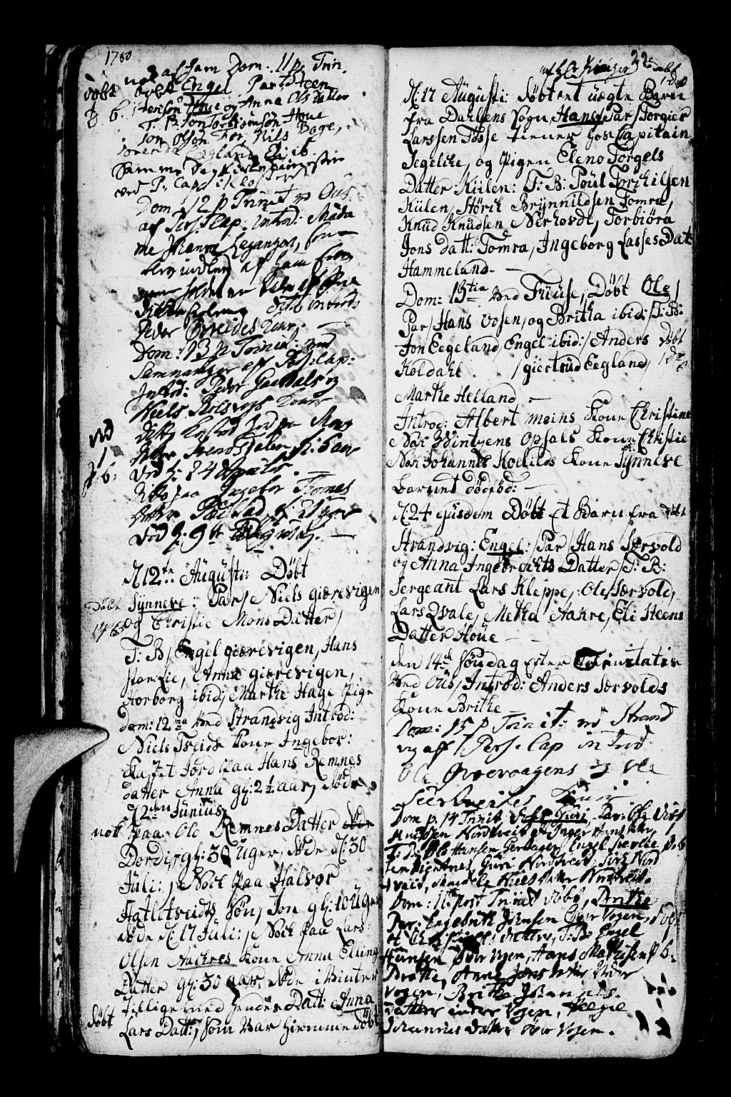 Os sokneprestembete, AV/SAB-A-99929: Parish register (official) no. A 10, 1779-1788, p. 22