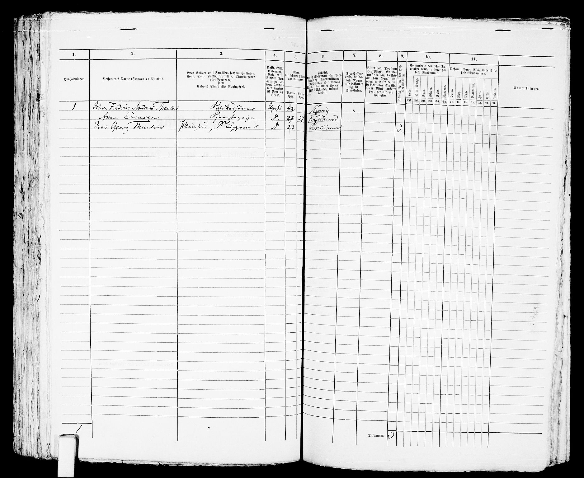 RA, 1865 census for Sandeherred/Sandefjord, 1865, p. 216