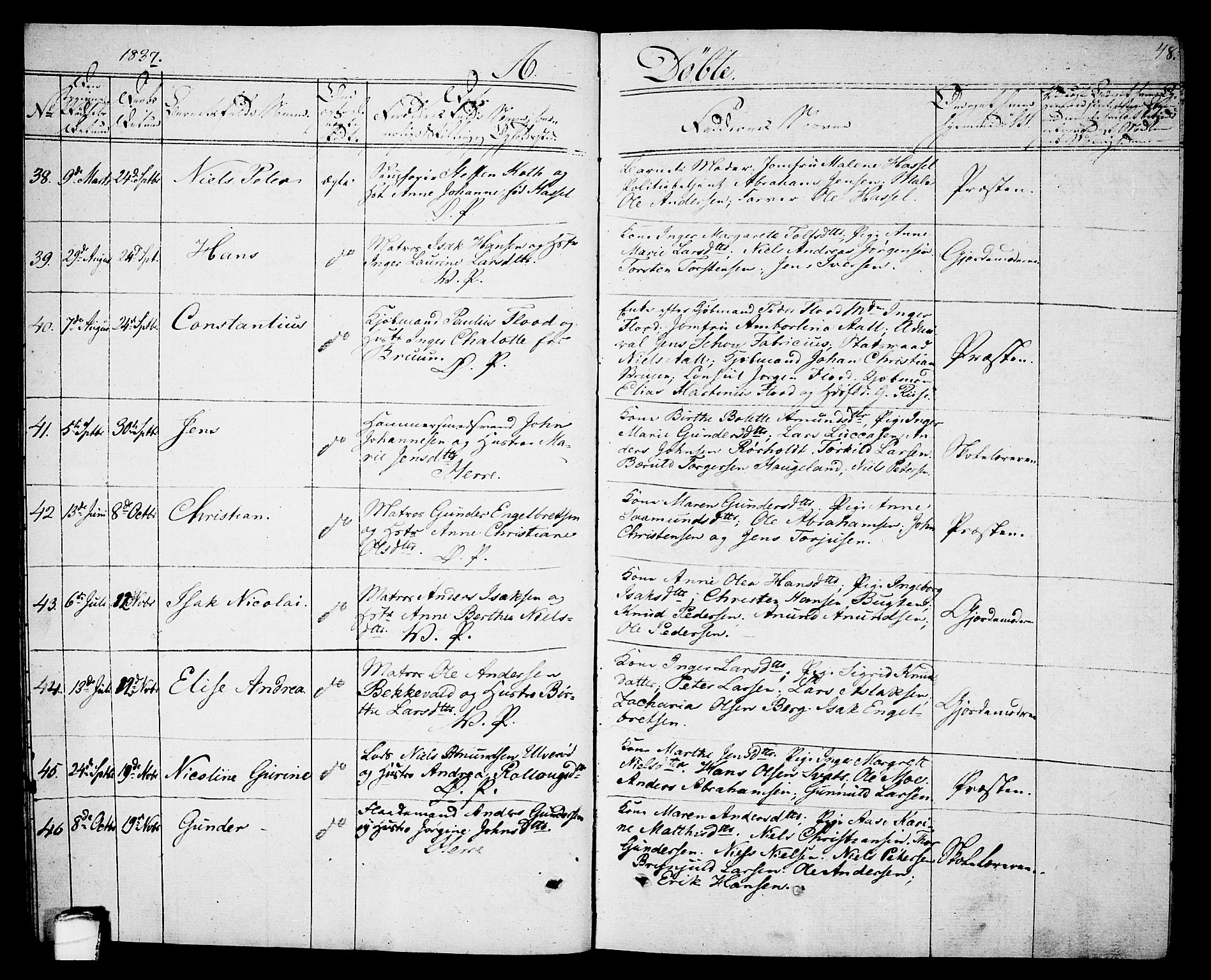 Porsgrunn kirkebøker , SAKO/A-104/G/Gb/L0002: Parish register (copy) no. II 2, 1828-1841, p. 48