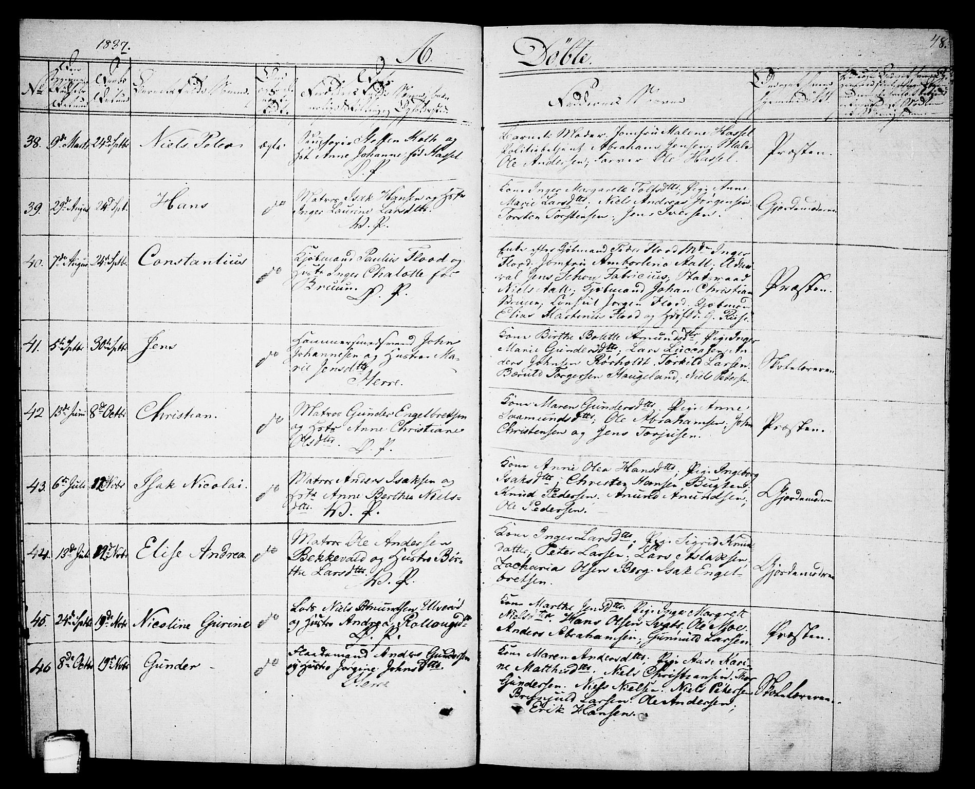 Porsgrunn kirkebøker , AV/SAKO-A-104/G/Gb/L0002: Parish register (copy) no. II 2, 1828-1841, p. 48