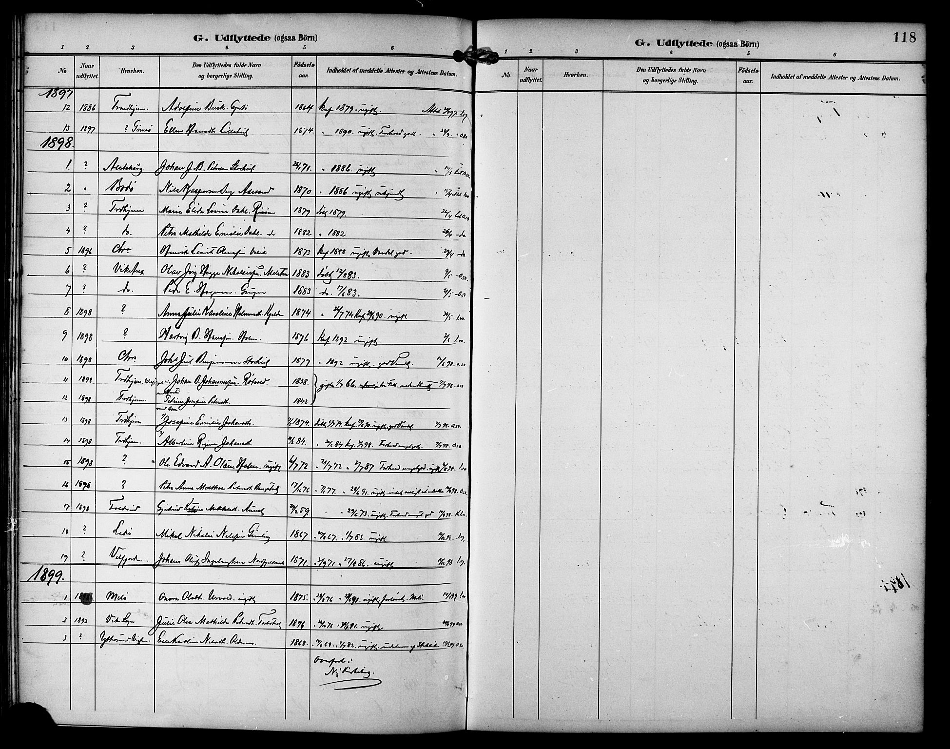 Ministerialprotokoller, klokkerbøker og fødselsregistre - Nordland, AV/SAT-A-1459/810/L0152: Parish register (official) no. 810A11, 1895-1899, p. 118