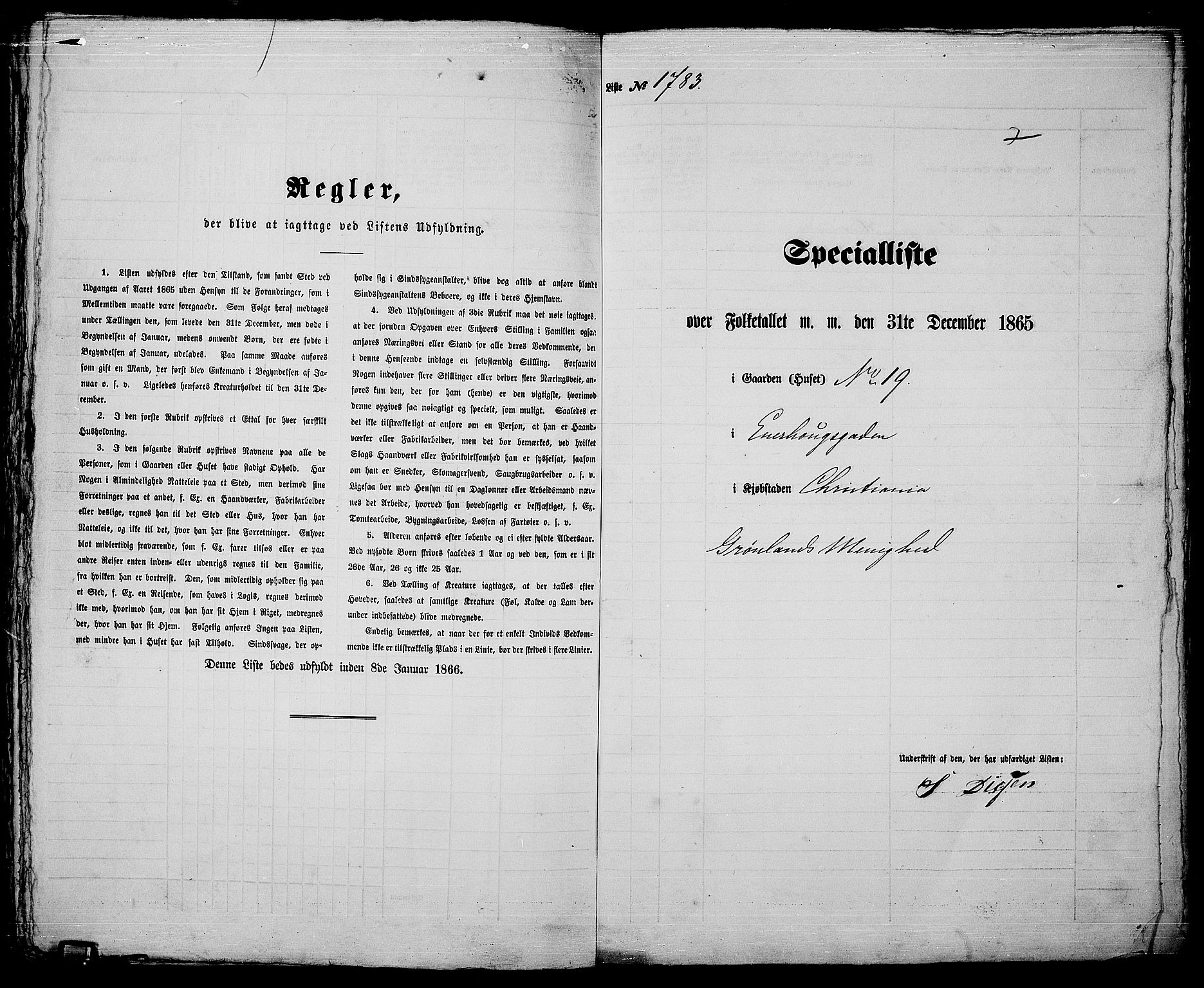 RA, 1865 census for Kristiania, 1865, p. 4012