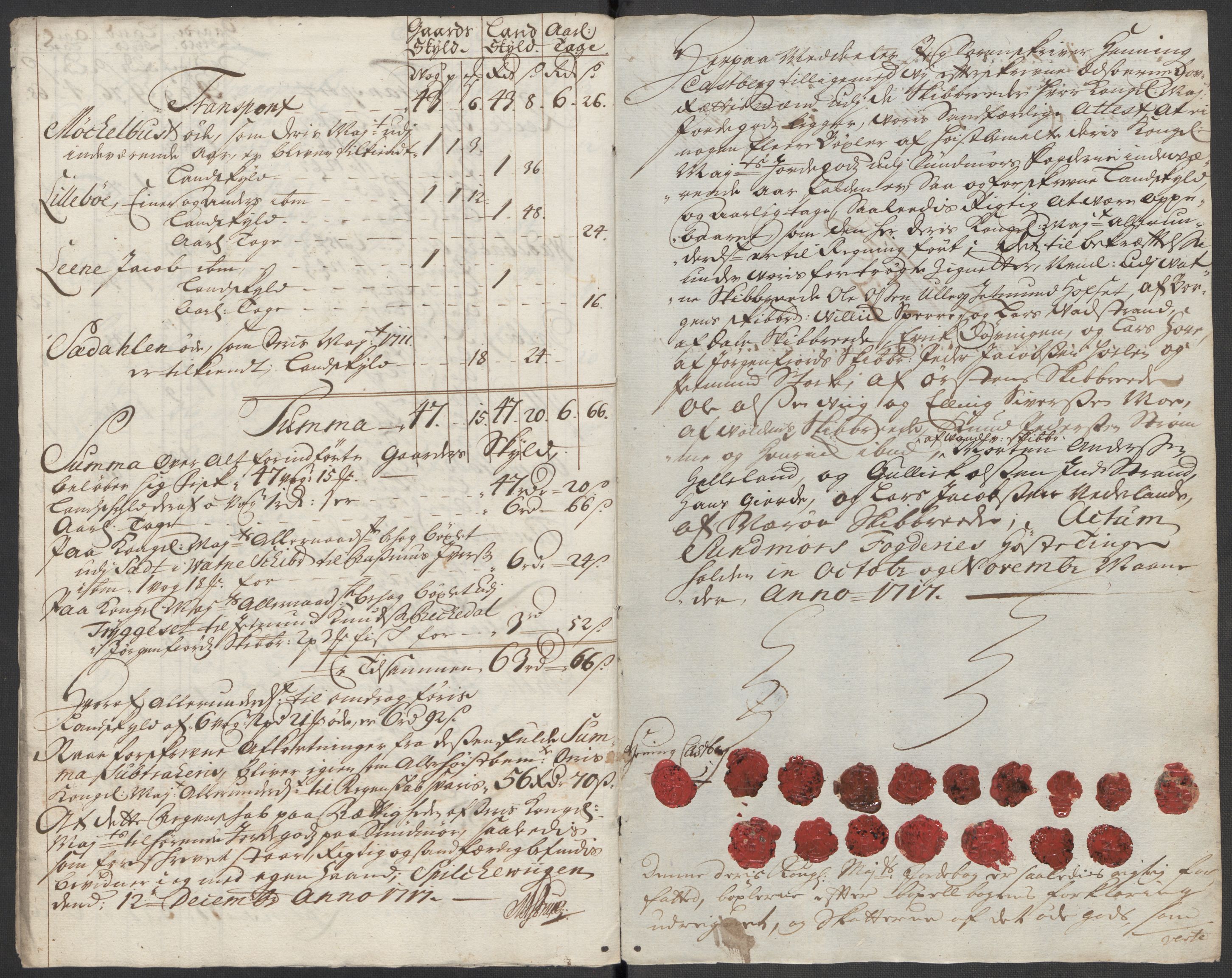 Rentekammeret inntil 1814, Reviderte regnskaper, Fogderegnskap, AV/RA-EA-4092/R54/L3569: Fogderegnskap Sunnmøre, 1717, p. 146