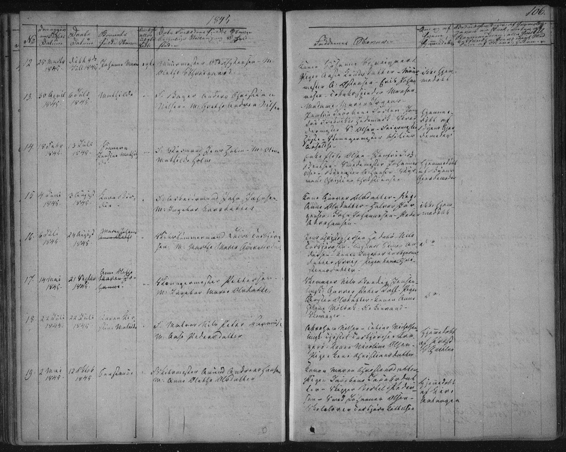 Kragerø kirkebøker, AV/SAKO-A-278/F/Fa/L0005: Parish register (official) no. 5, 1832-1847, p. 106