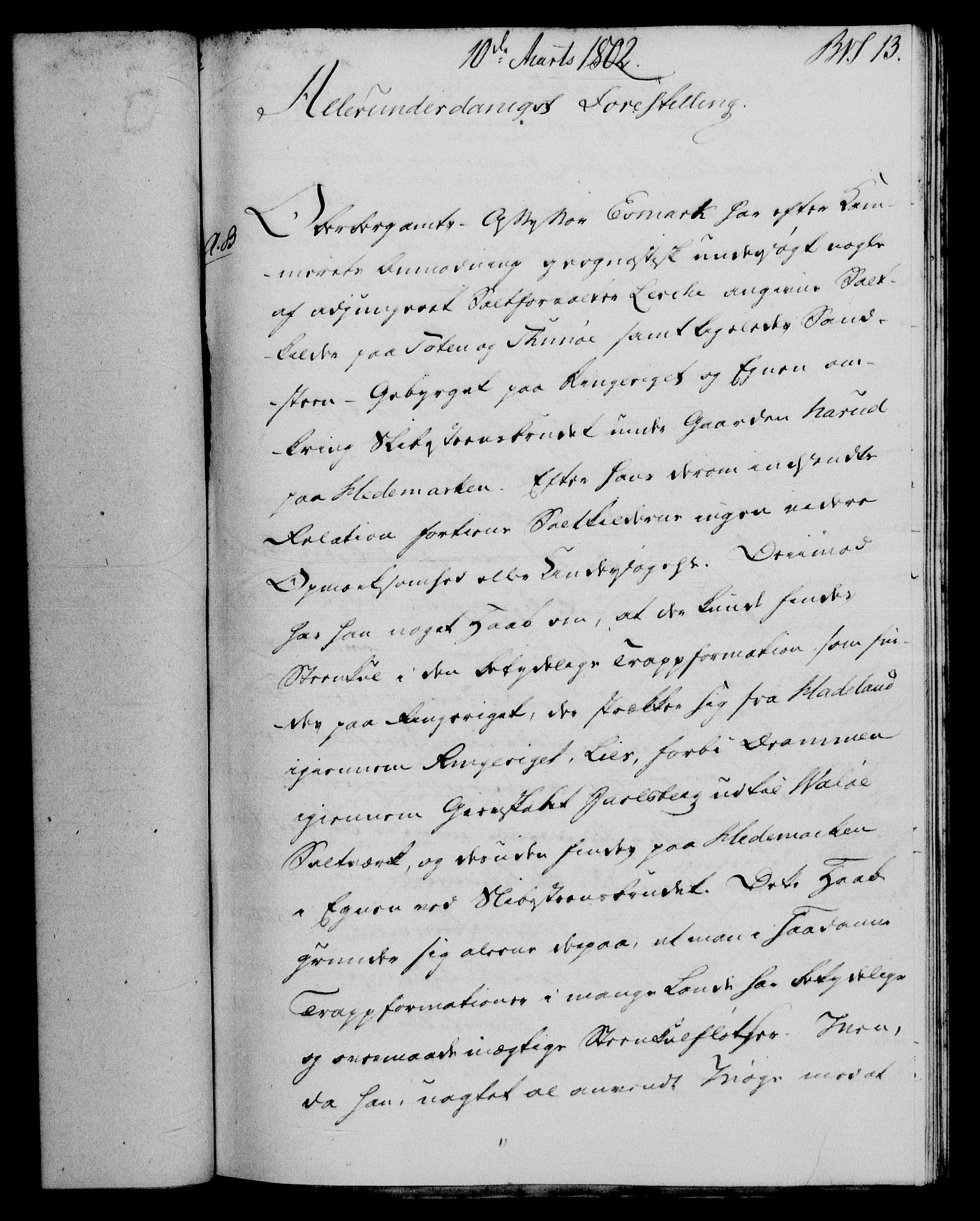 Rentekammeret, Renteskriverkontorene, AV/RA-EA-3115/M/Mf/Mfb/L0005: Relasjons- og resolusjonsprotokoll med register (merket RK 54.11), 1801-1802