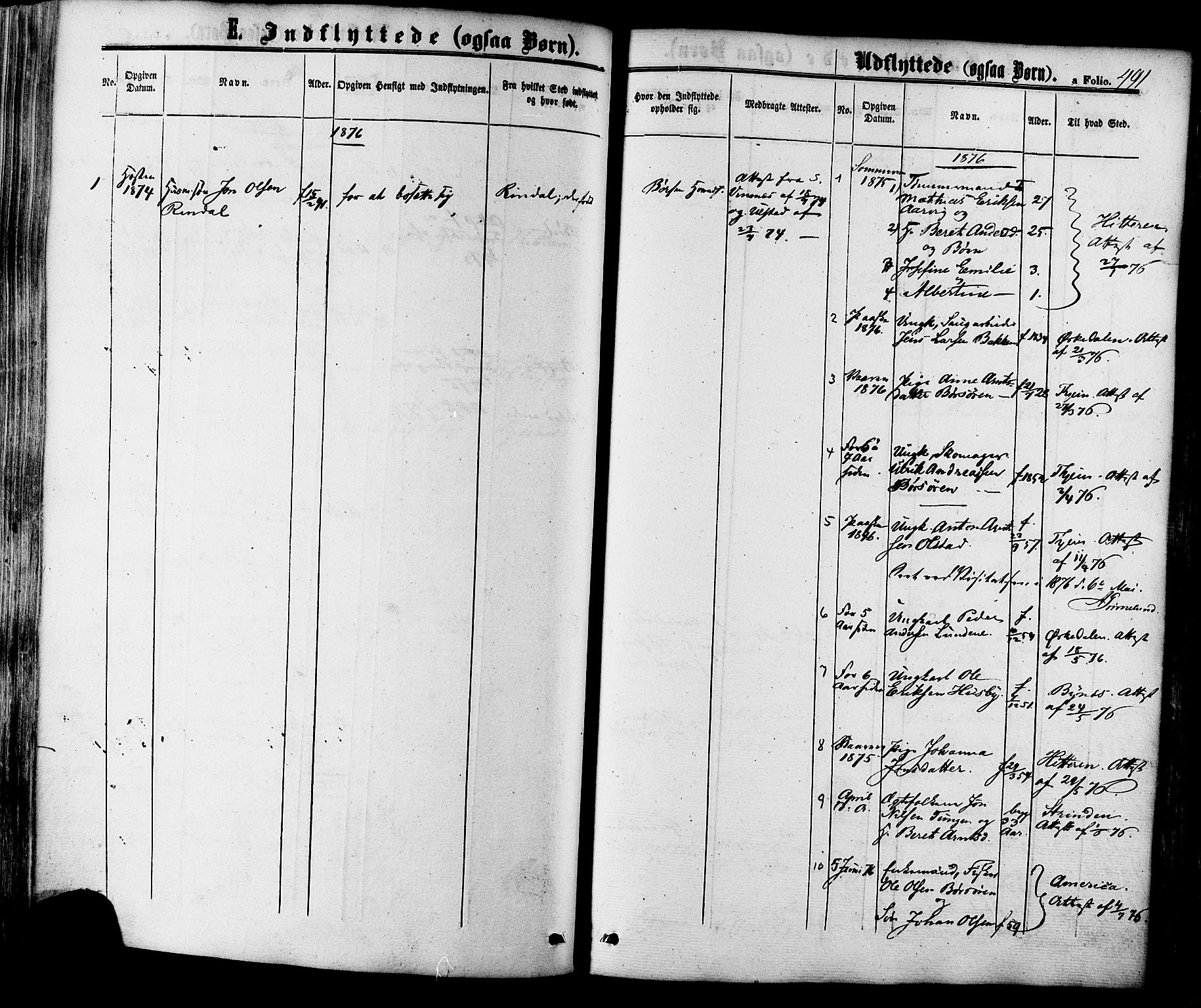 Ministerialprotokoller, klokkerbøker og fødselsregistre - Sør-Trøndelag, SAT/A-1456/665/L0772: Parish register (official) no. 665A07, 1856-1878, p. 491