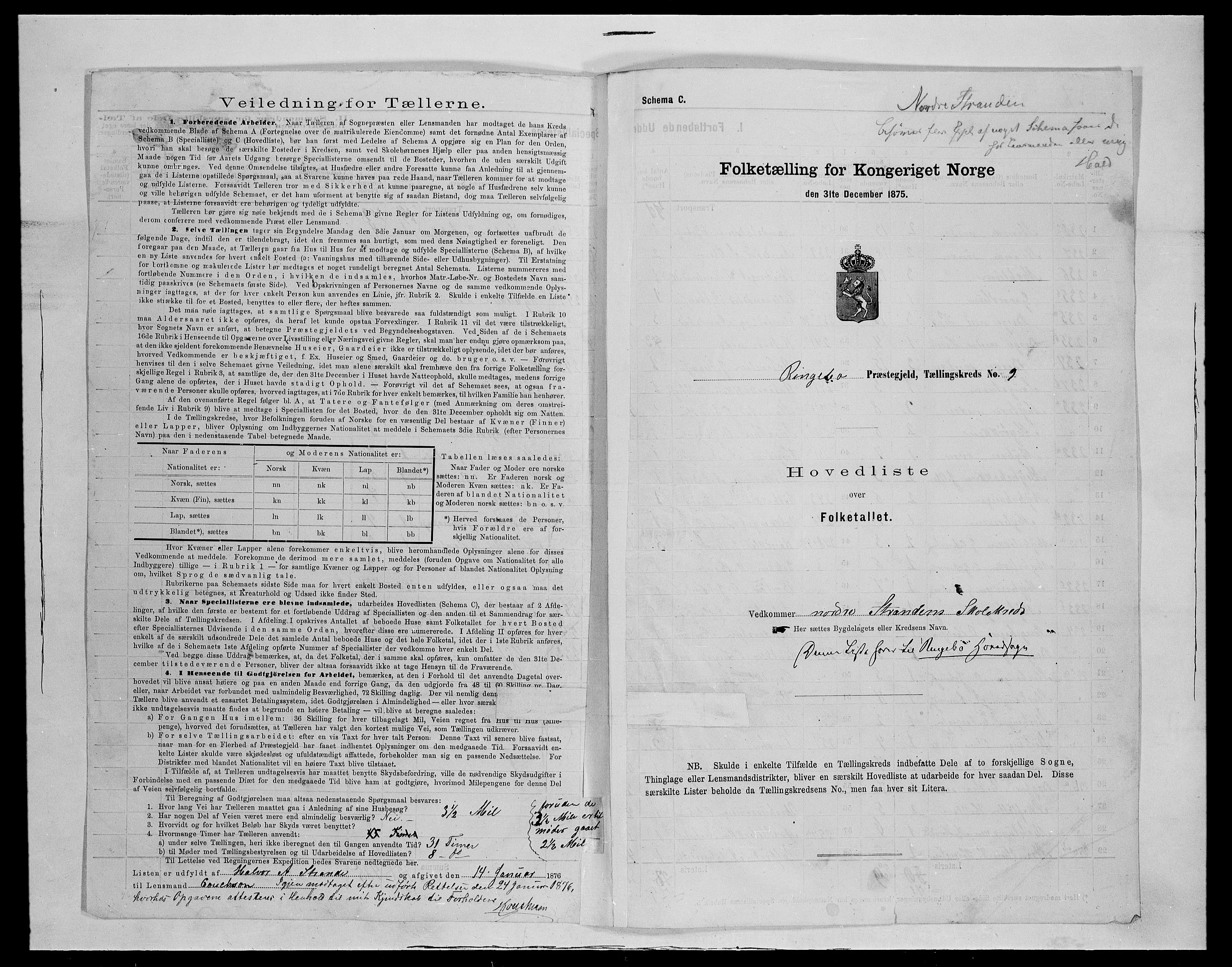 SAH, 1875 census for 0520P Ringebu, 1875, p. 38