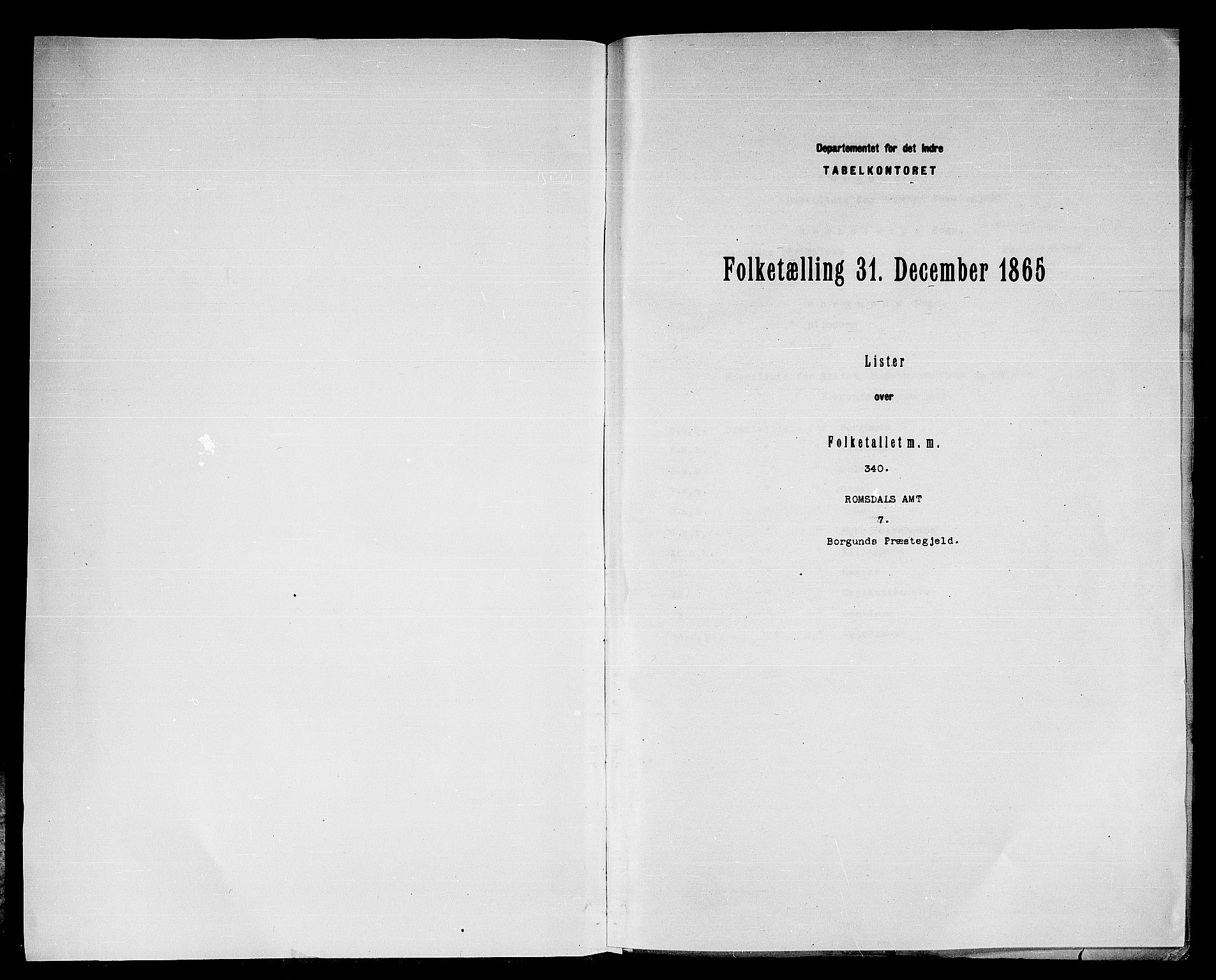 RA, 1865 census for Borgund, 1865, p. 3