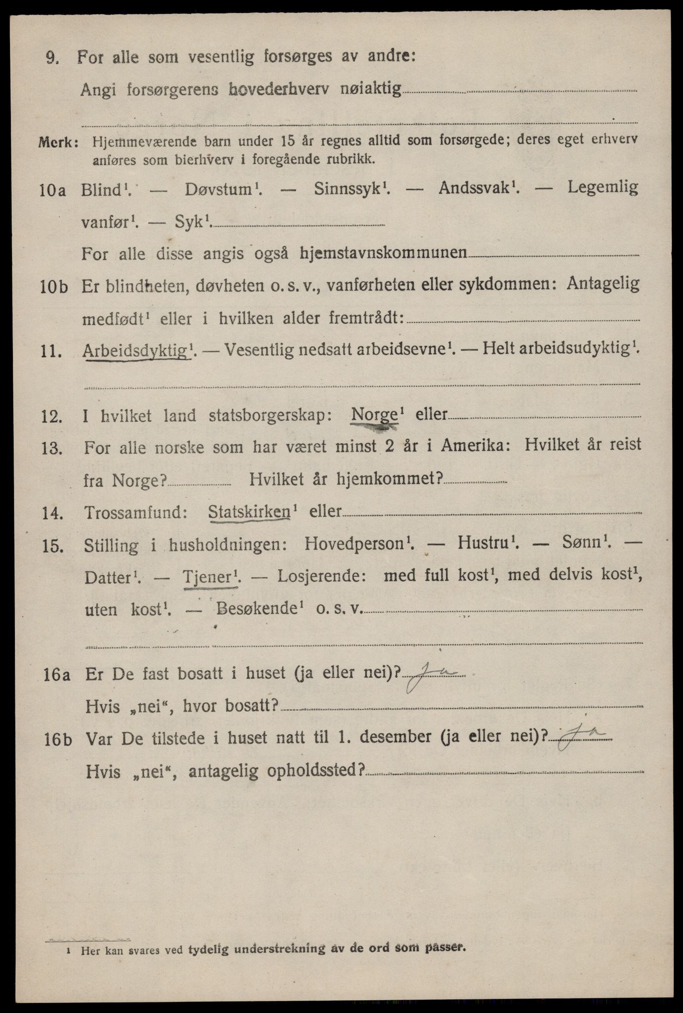 SAST, 1920 census for Skåre, 1920, p. 7867