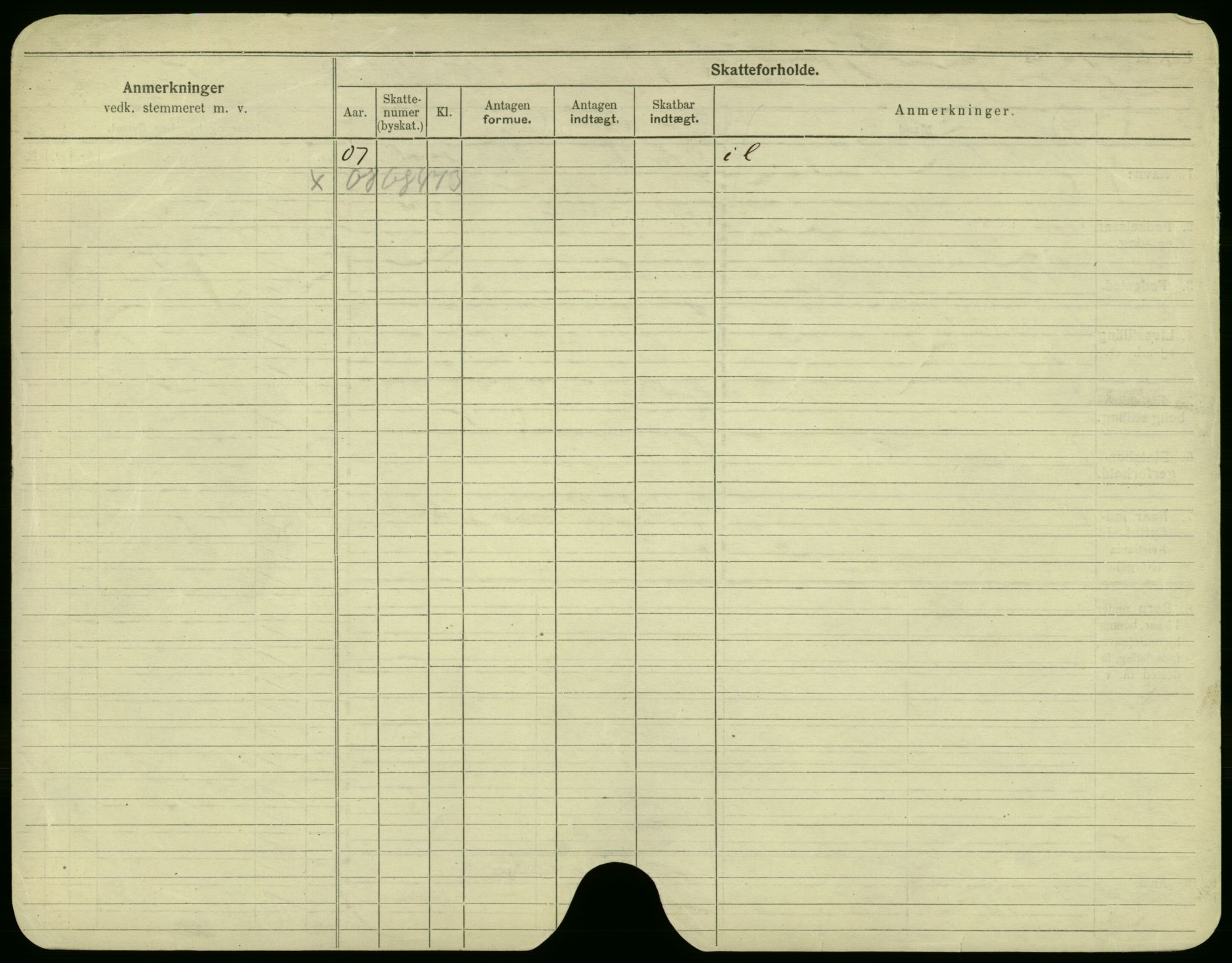 Oslo folkeregister, Registerkort, AV/SAO-A-11715/F/Fa/Fac/L0002: Menn, 1906-1914, p. 477b