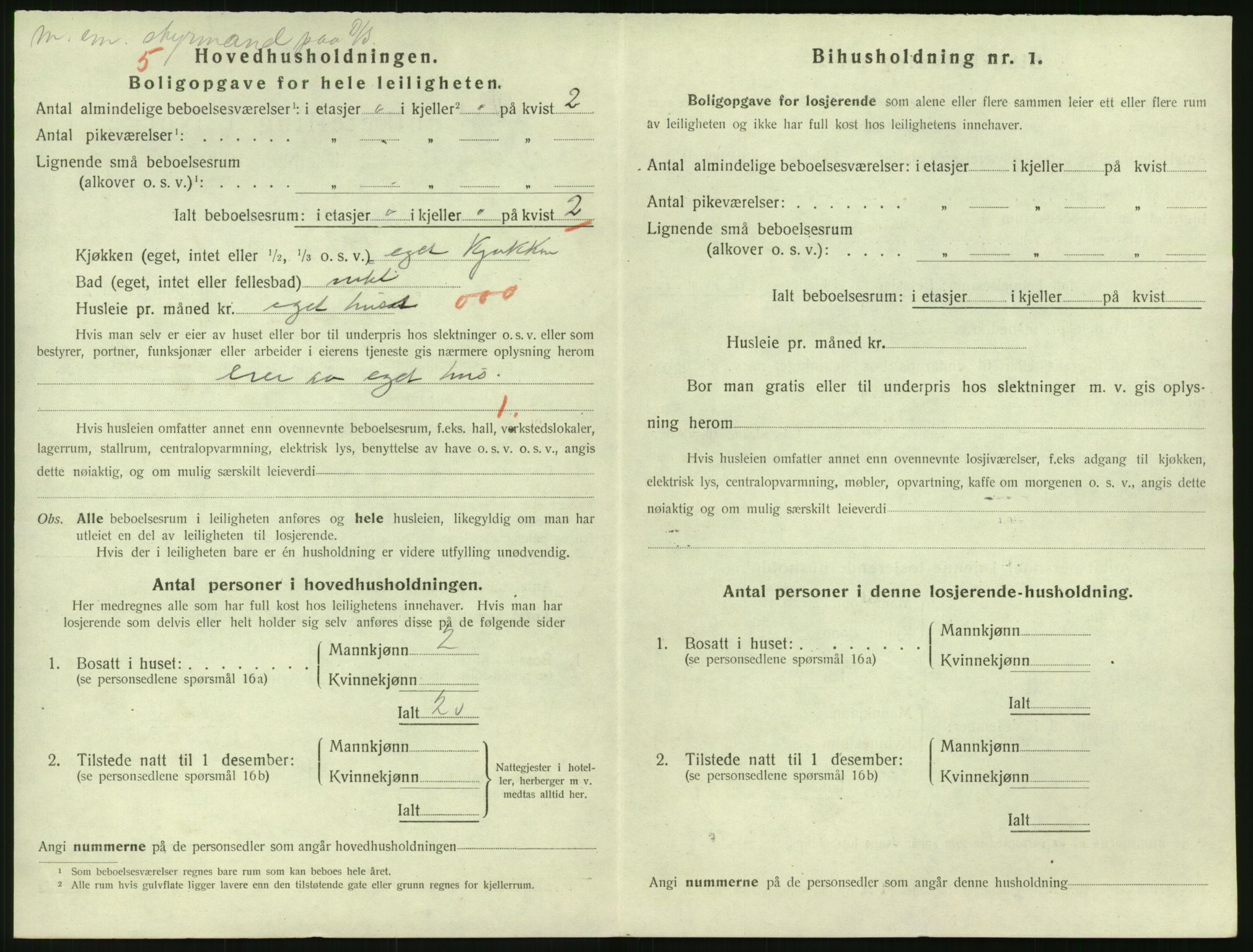 SAK, 1920 census for Risør, 1920, p. 1708