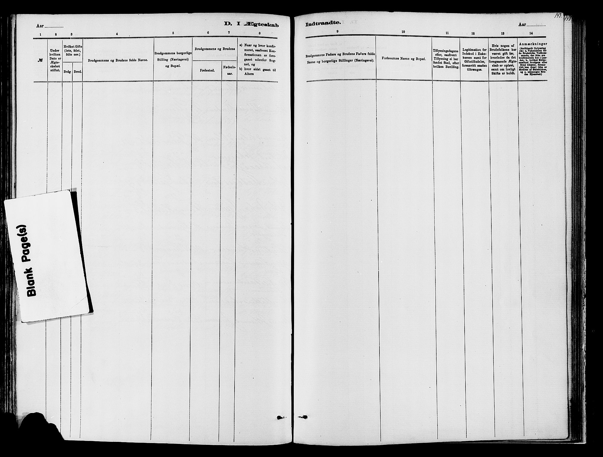 Vardal prestekontor, SAH/PREST-100/H/Ha/Haa/L0009: Parish register (official) no. 9, 1878-1892, p. 143