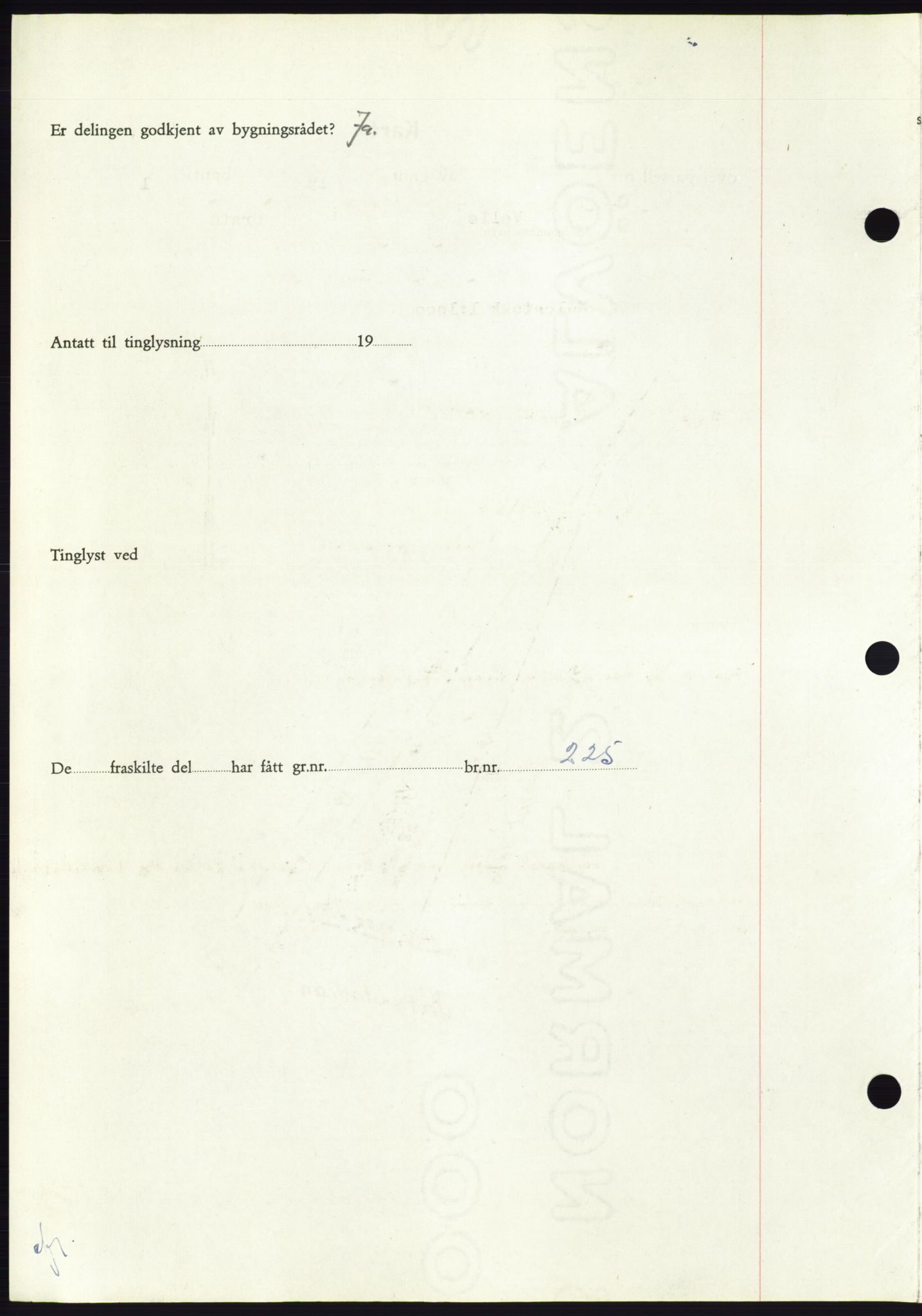 Søre Sunnmøre sorenskriveri, AV/SAT-A-4122/1/2/2C/L0095: Mortgage book no. 21A, 1953-1953, Diary no: : 1309/1953