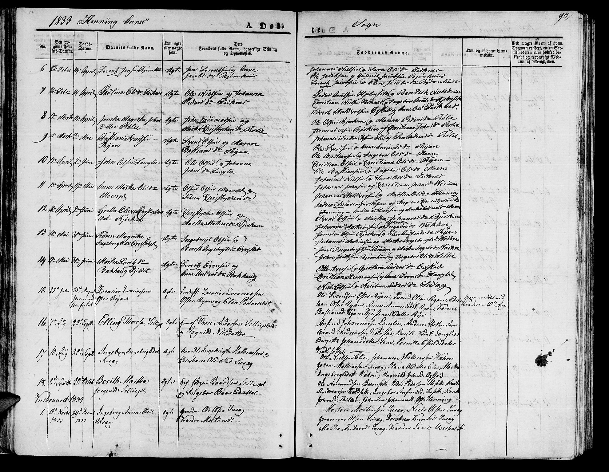Ministerialprotokoller, klokkerbøker og fødselsregistre - Nord-Trøndelag, SAT/A-1458/735/L0336: Parish register (official) no. 735A05 /3, 1825-1835, p. 90