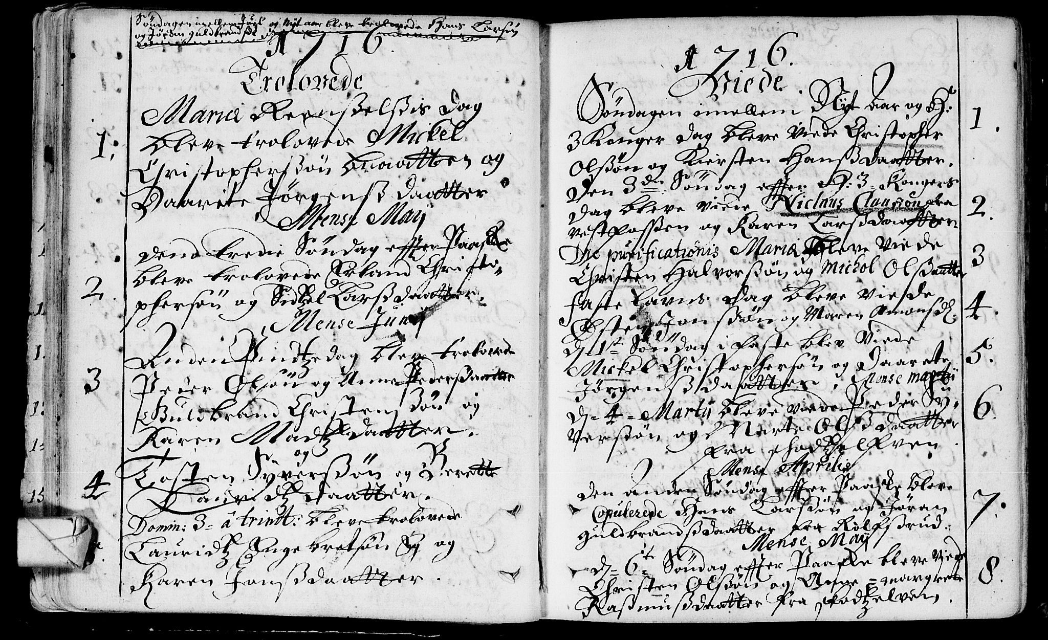 Eiker kirkebøker, SAKO/A-4/F/Fa/L0005: Parish register (official) no. I 5 /1, 1705-1759