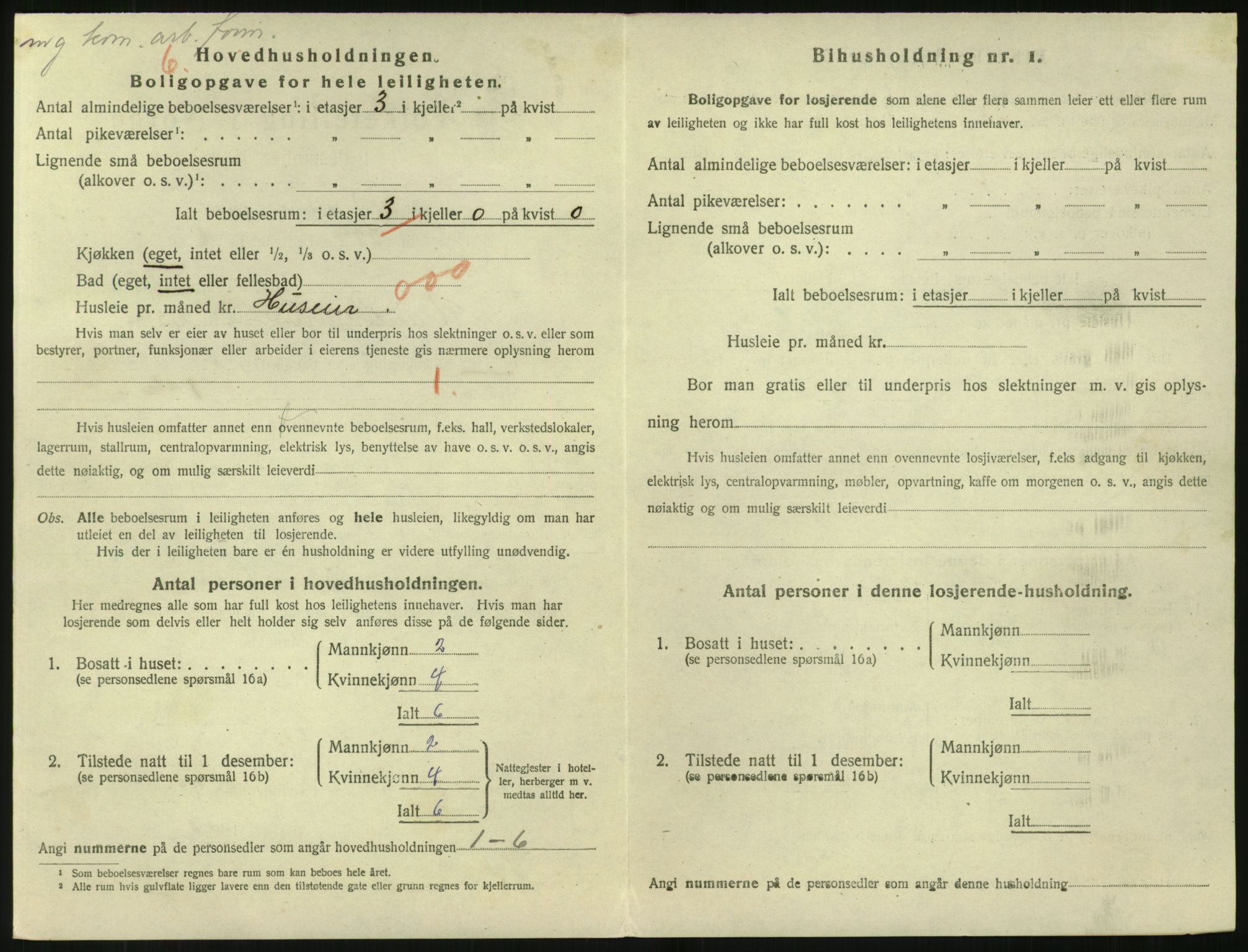 SAK, 1920 census for Tvedestrand, 1920, p. 1000