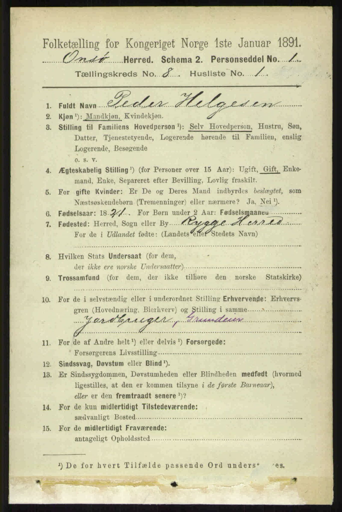 RA, 1891 census for 0134 Onsøy, 1891, p. 7507