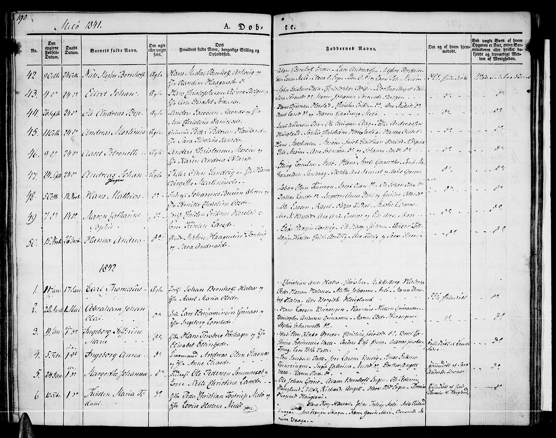 Ministerialprotokoller, klokkerbøker og fødselsregistre - Nordland, AV/SAT-A-1459/841/L0598: Parish register (official) no. 841A06 /2, 1825-1844, p. 189